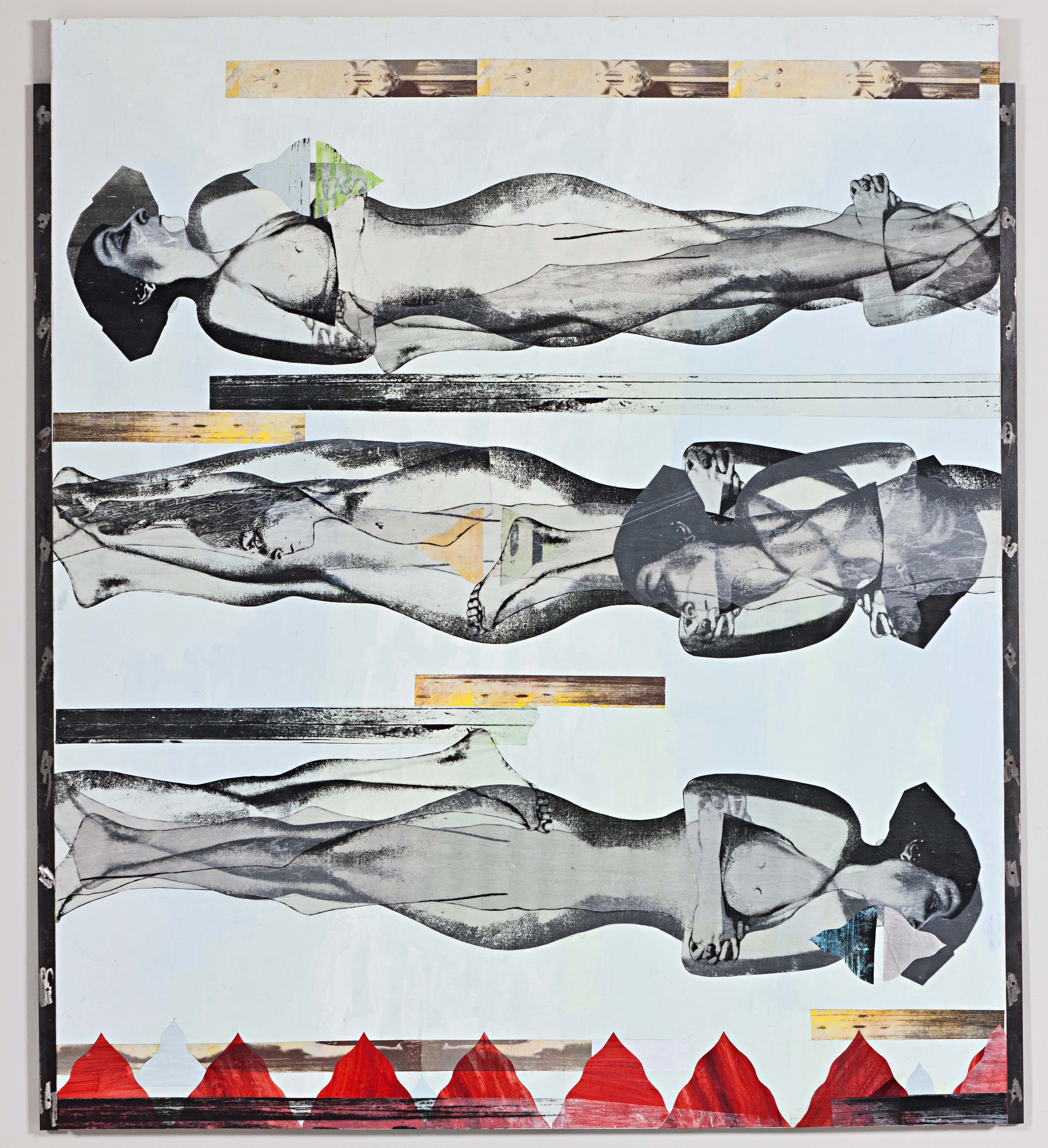 Ipek Duben - 2012, 2012 Metal, tahta, kağıt, akrilik boya 166 x157 cm Sanatçı ve Pi Artworks