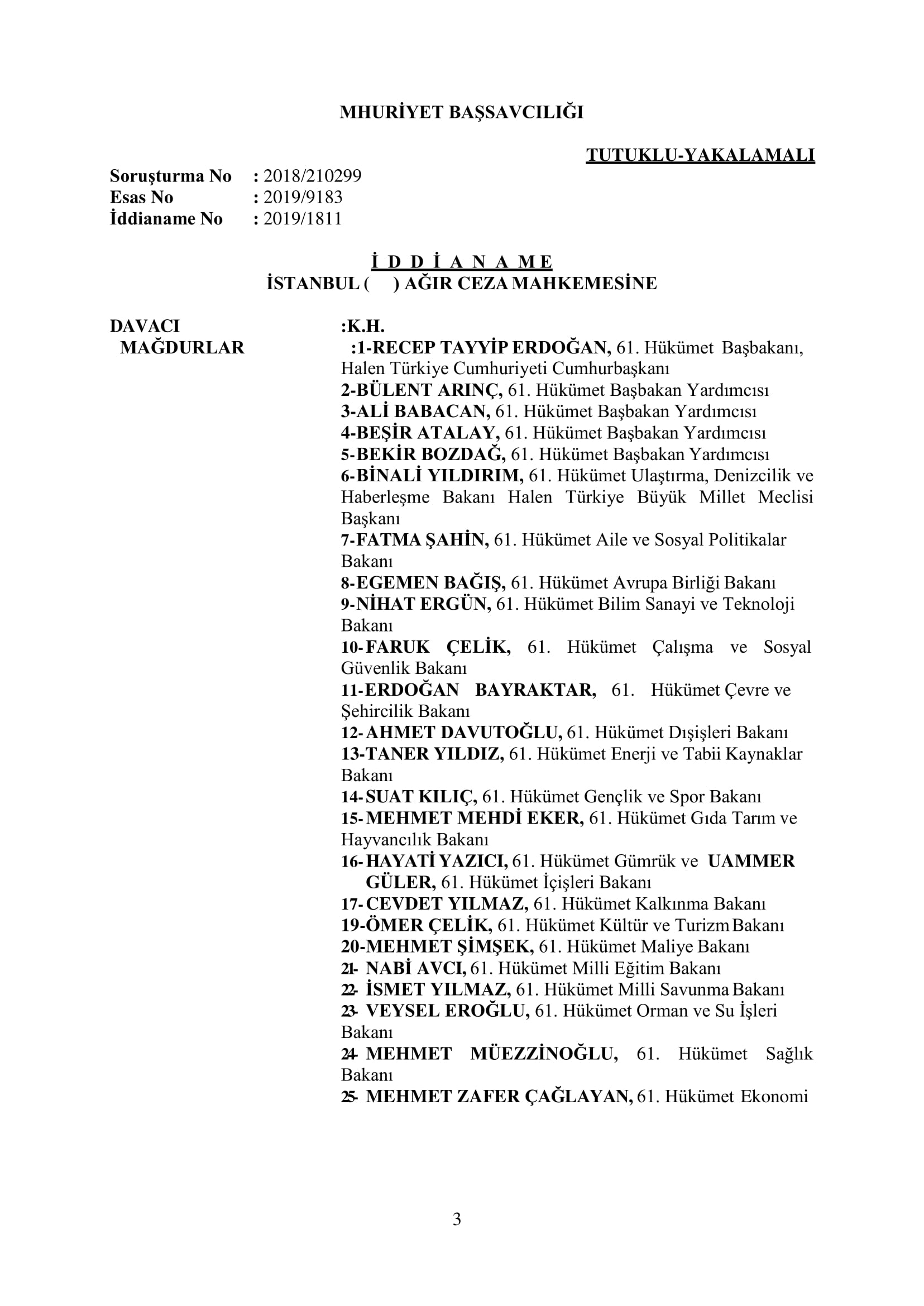 İşte 16 ay sonra hazırlanan Gezi Parkı-Kavala iddianamesinin tam metni