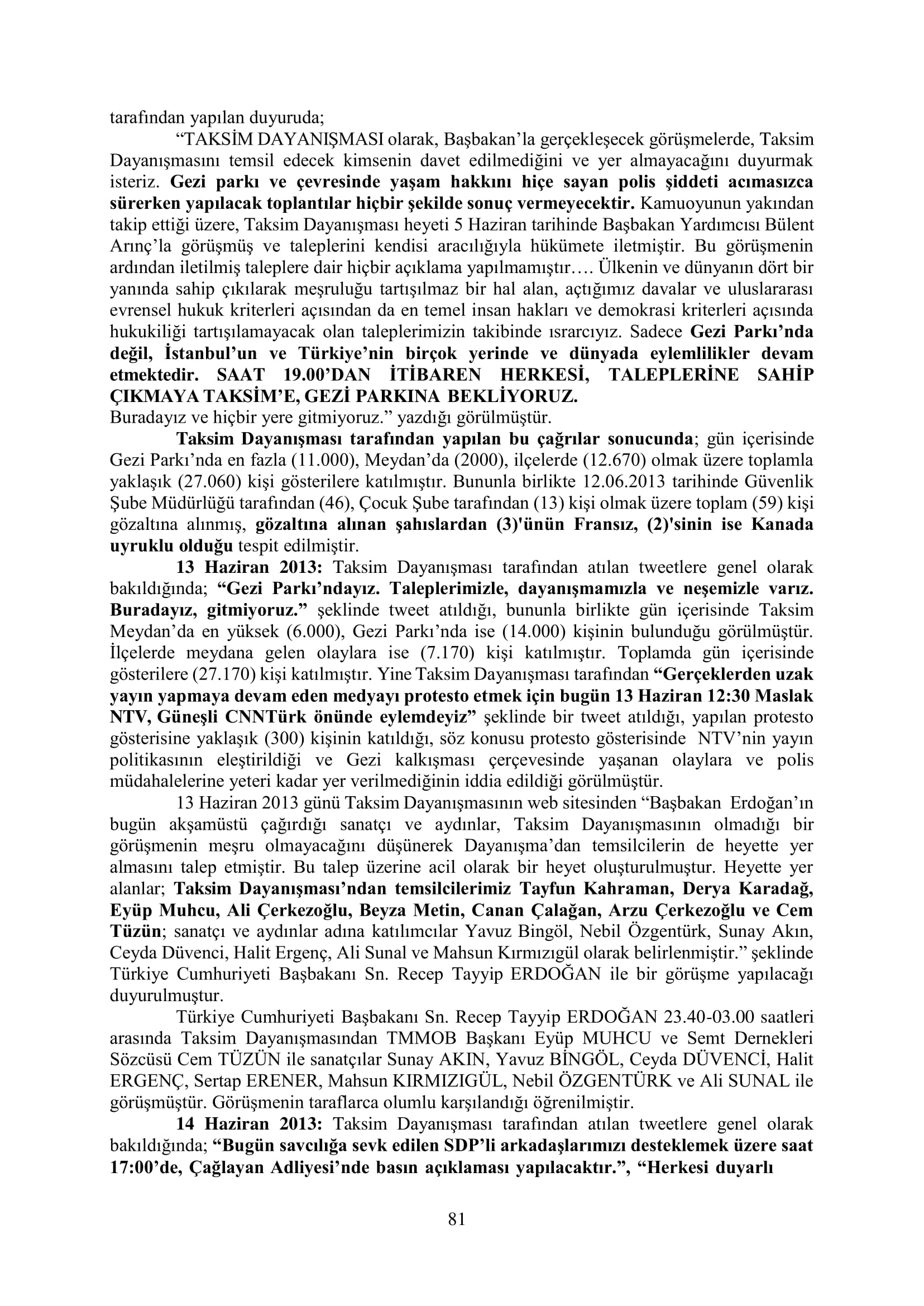 İşte 16 ay sonra hazırlanan Gezi Parkı-Kavala iddianamesinin tam metni