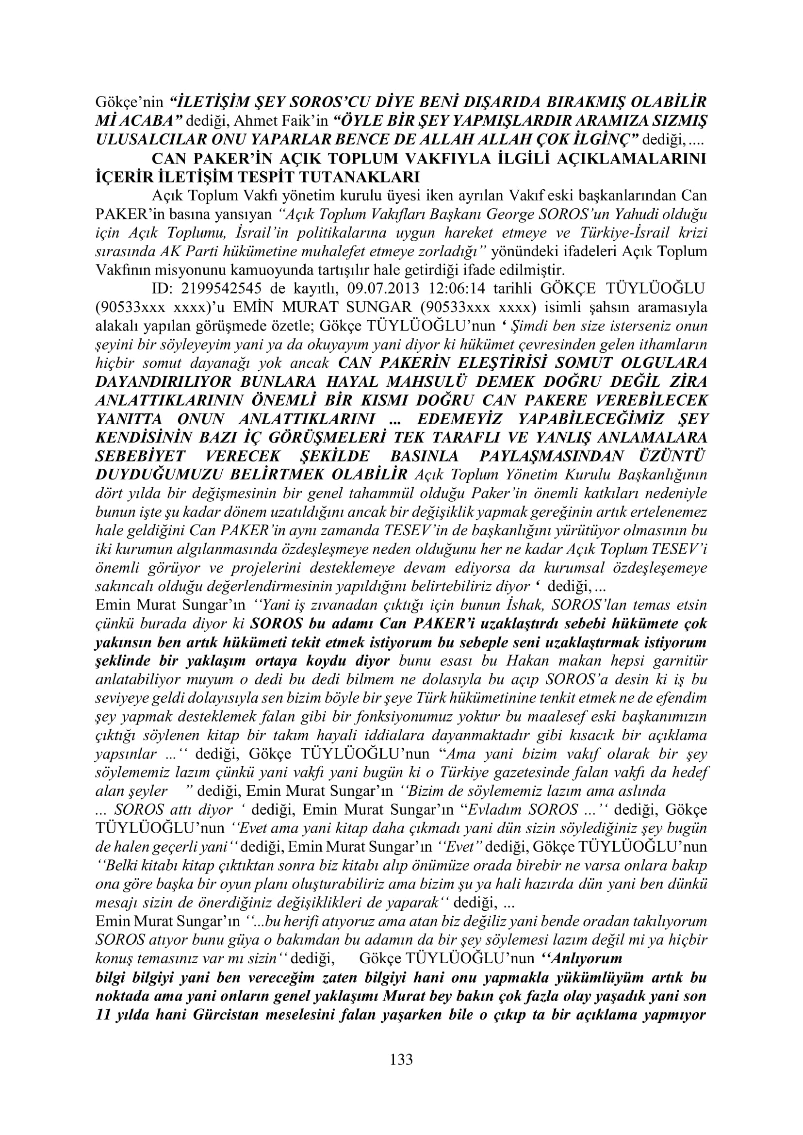 İşte 16 ay sonra hazırlanan Gezi Parkı-Kavala iddianamesinin tam metni