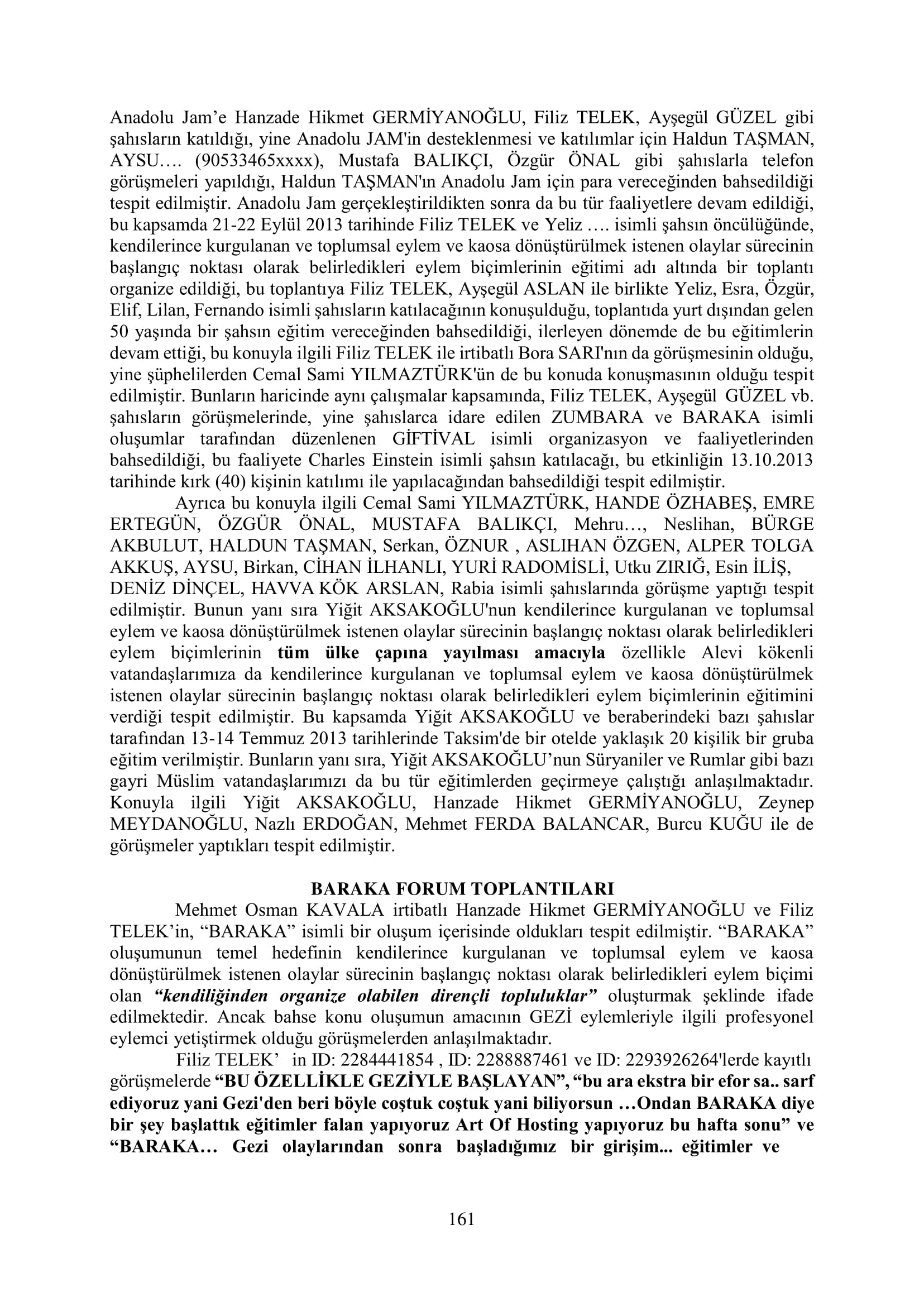 İşte 16 ay sonra hazırlanan Gezi Parkı-Kavala iddianamesinin tam metni