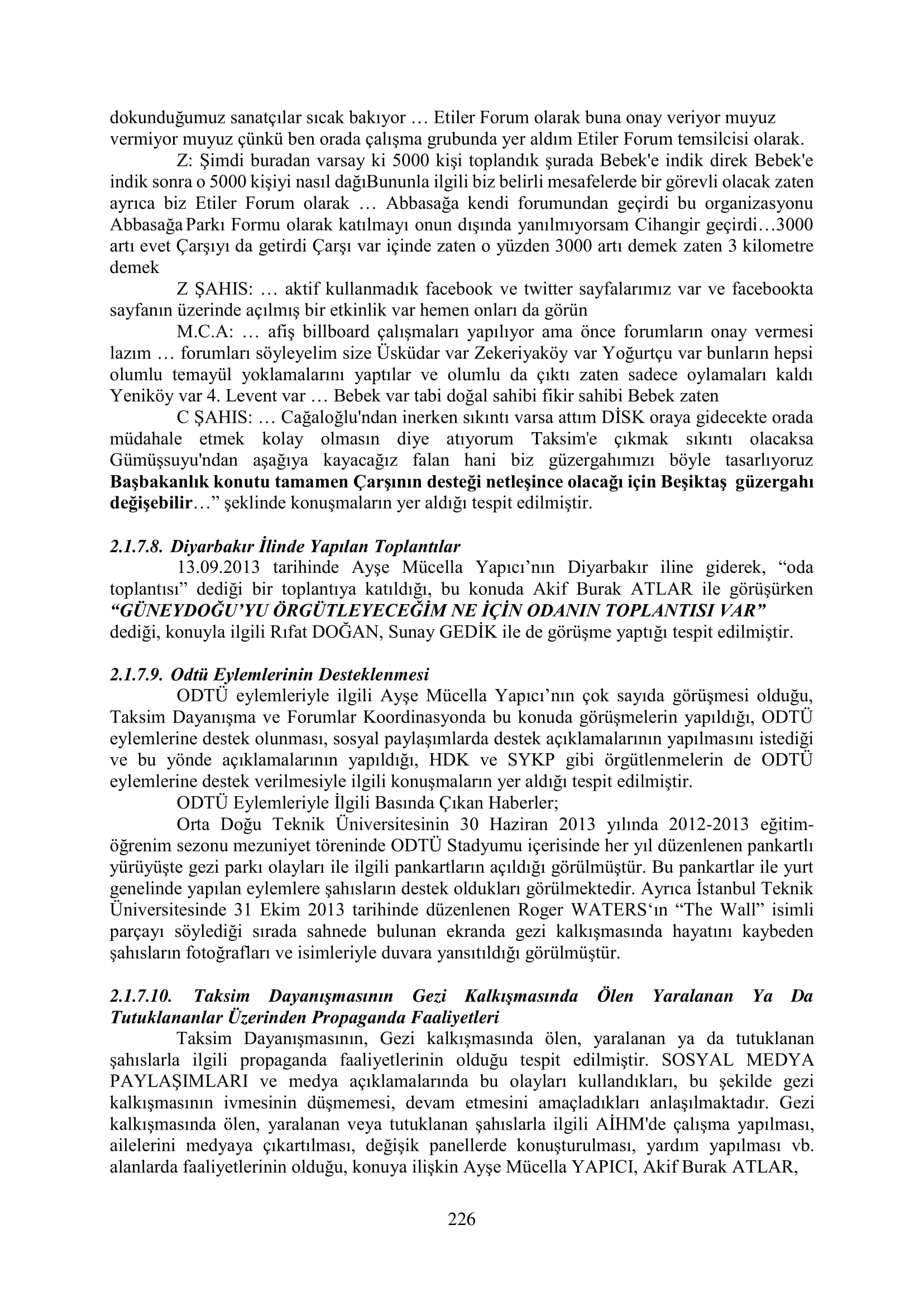 İşte 16 ay sonra hazırlanan Gezi Parkı-Kavala iddianamesinin tam metni