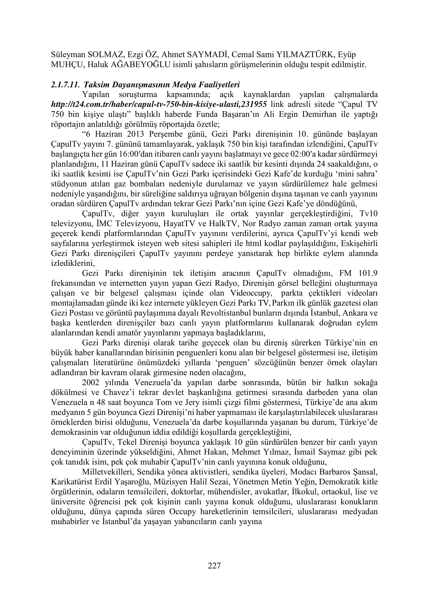 İşte 16 ay sonra hazırlanan Gezi Parkı-Kavala iddianamesinin tam metni