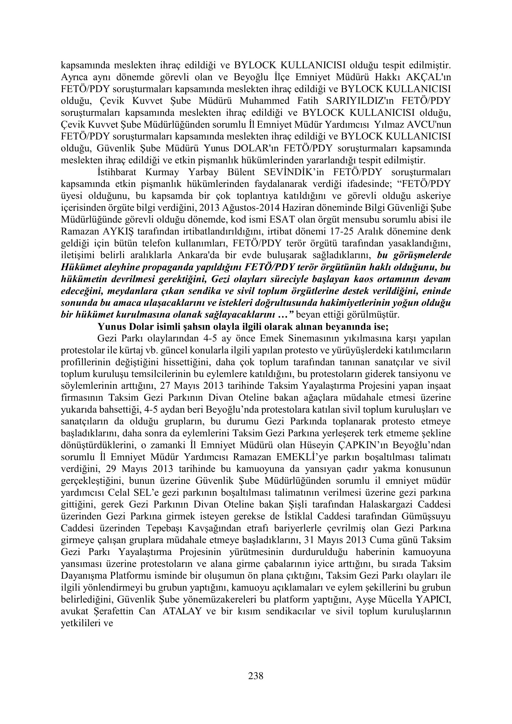 İşte 16 ay sonra hazırlanan Gezi Parkı-Kavala iddianamesinin tam metni