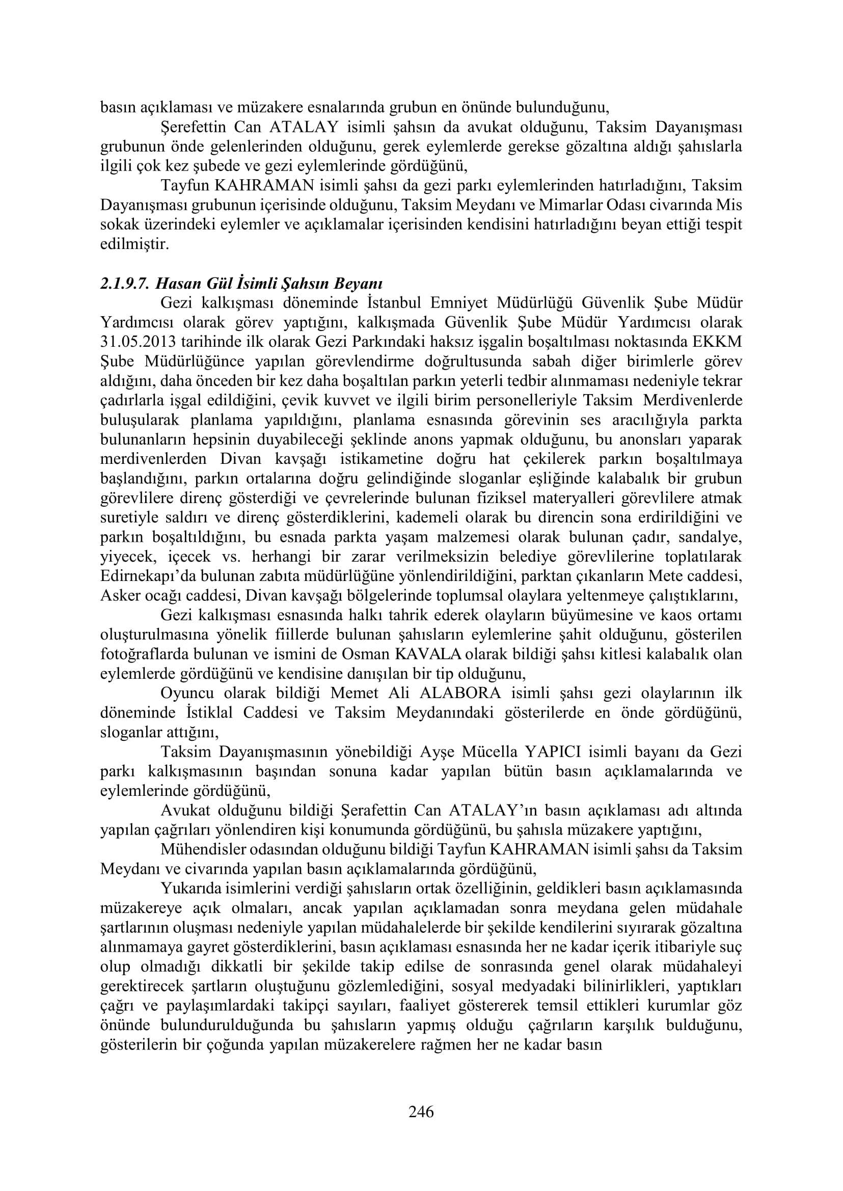 İşte 16 ay sonra hazırlanan Gezi Parkı-Kavala iddianamesinin tam metni