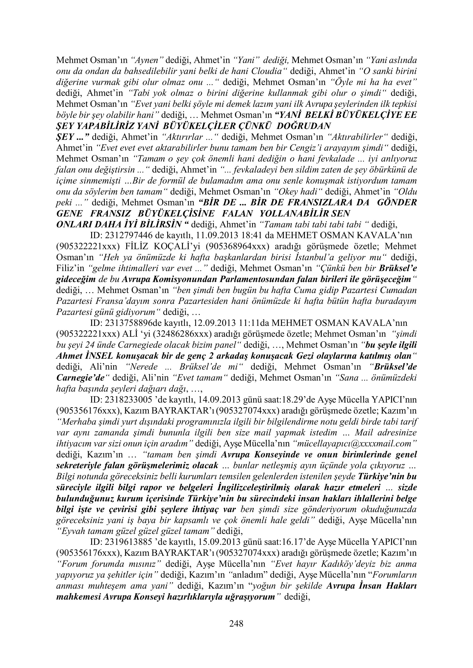 İşte 16 ay sonra hazırlanan Gezi Parkı-Kavala iddianamesinin tam metni