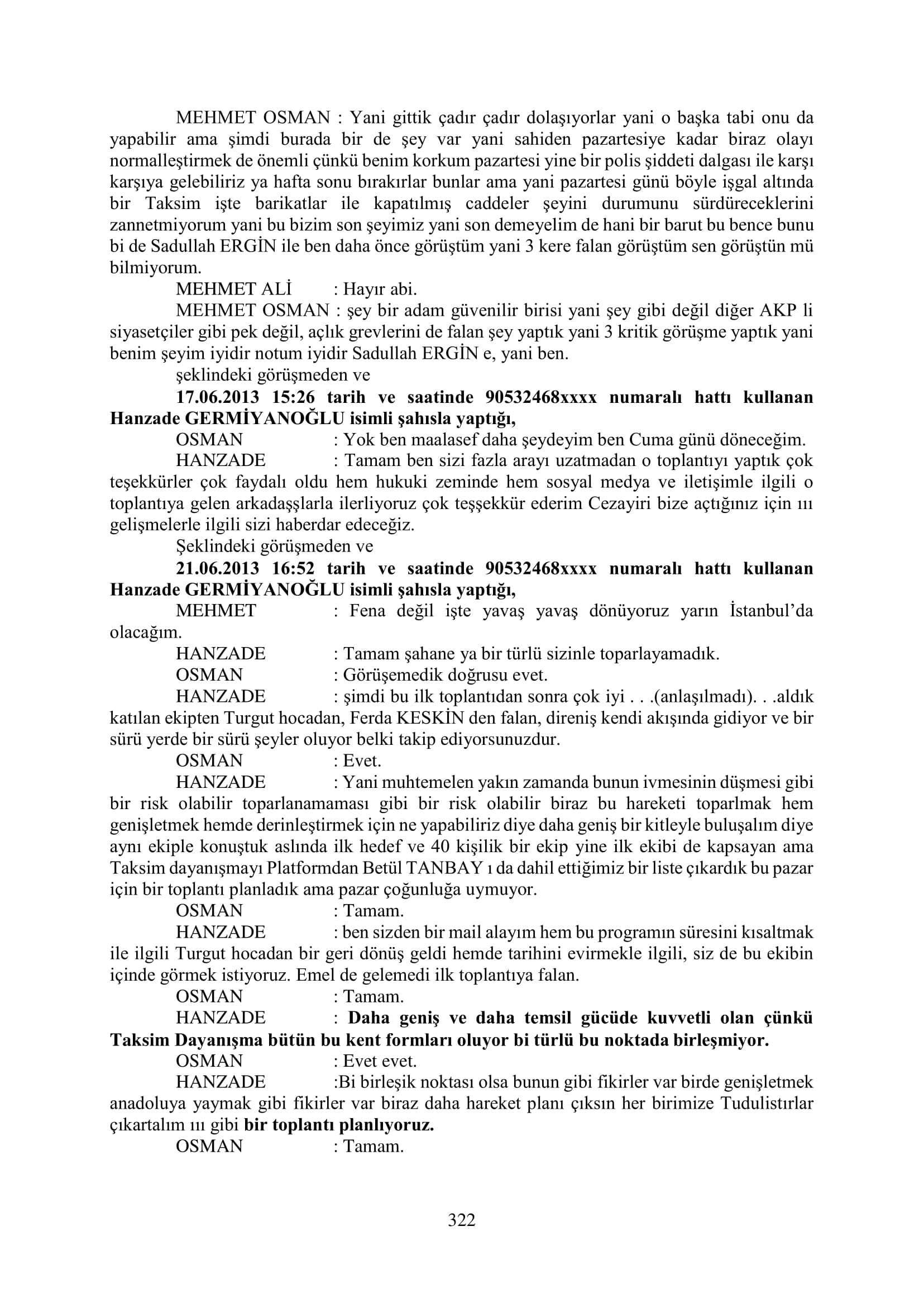 İşte 16 ay sonra hazırlanan Gezi Parkı-Kavala iddianamesinin tam metni