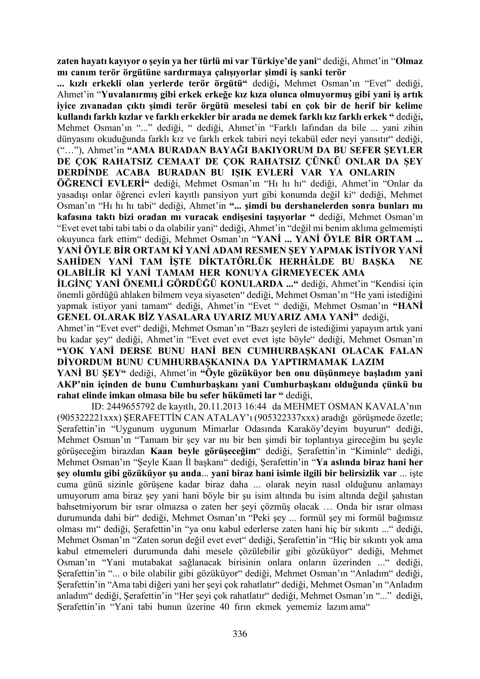 İşte 16 ay sonra hazırlanan Gezi Parkı-Kavala iddianamesinin tam metni