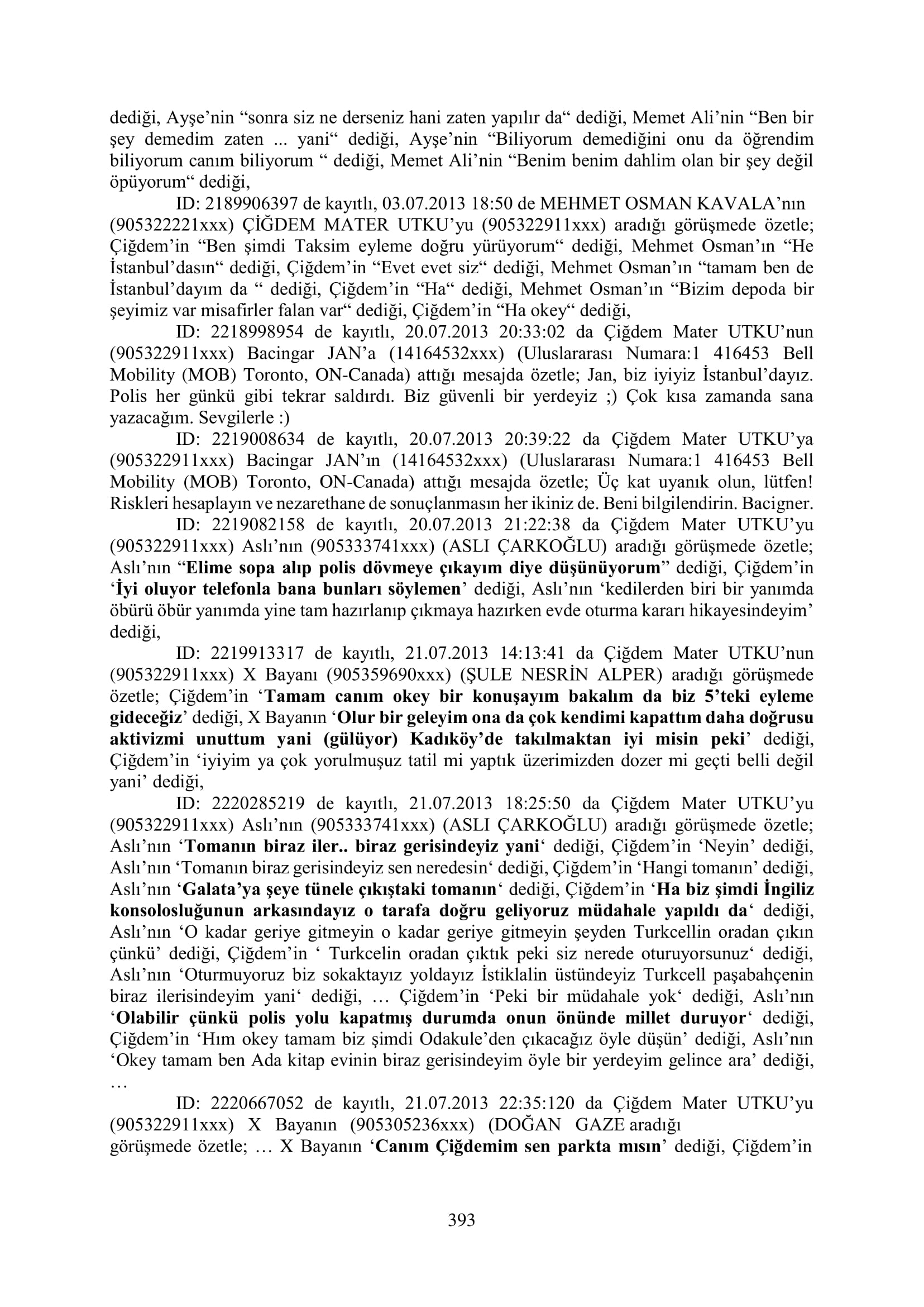 İşte 16 ay sonra hazırlanan Gezi Parkı-Kavala iddianamesinin tam metni