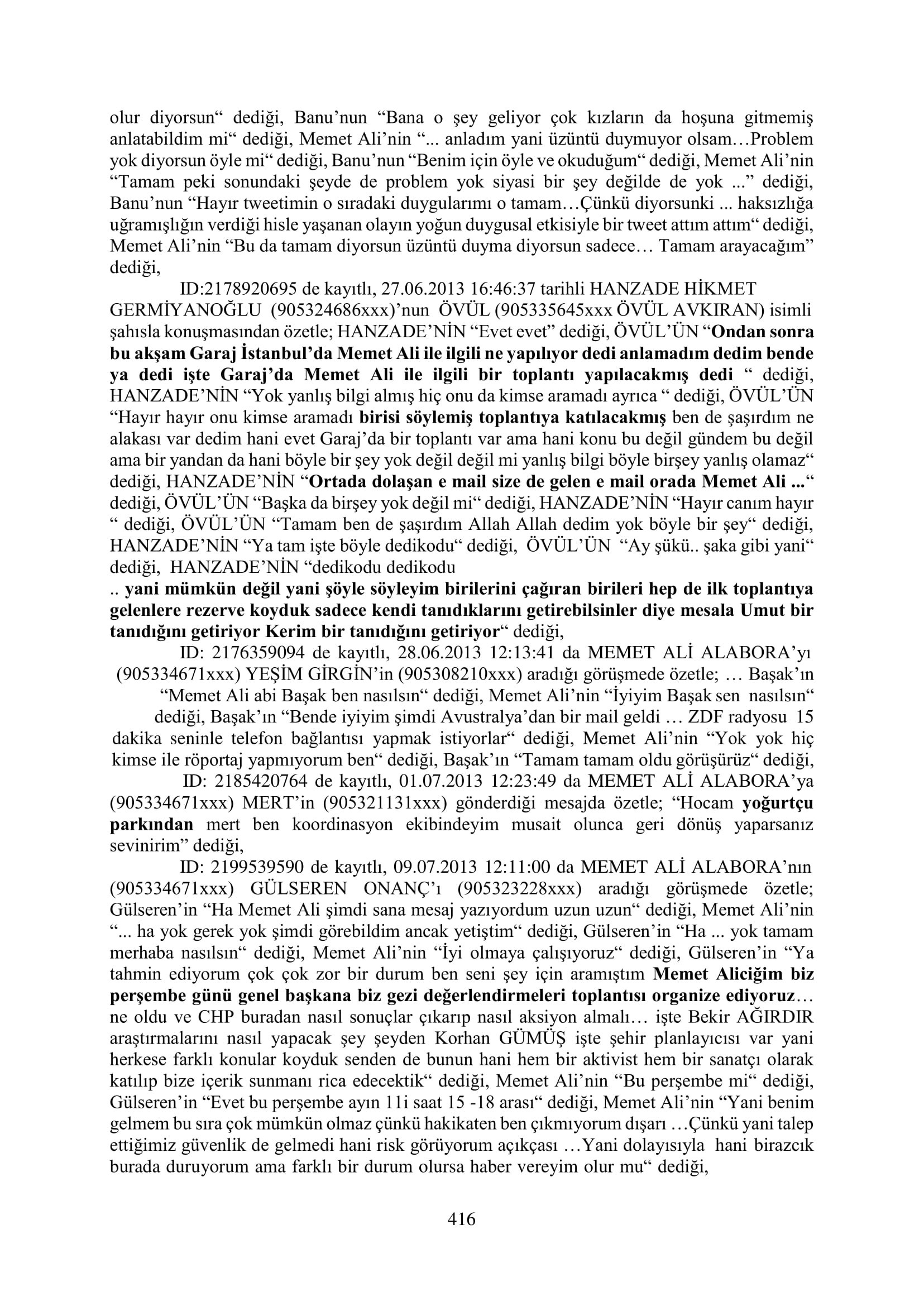 İşte 16 ay sonra hazırlanan Gezi Parkı-Kavala iddianamesinin tam metni