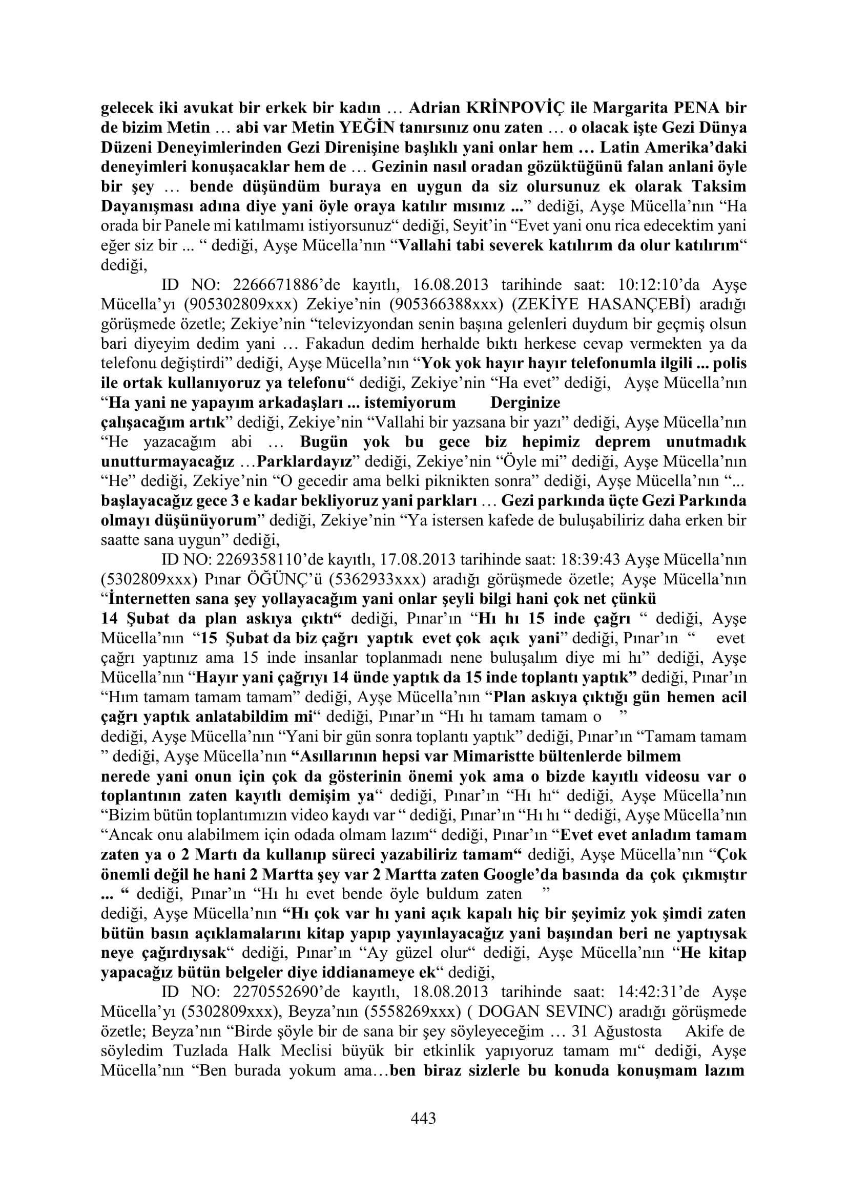 İşte 16 ay sonra hazırlanan Gezi Parkı-Kavala iddianamesinin tam metni
