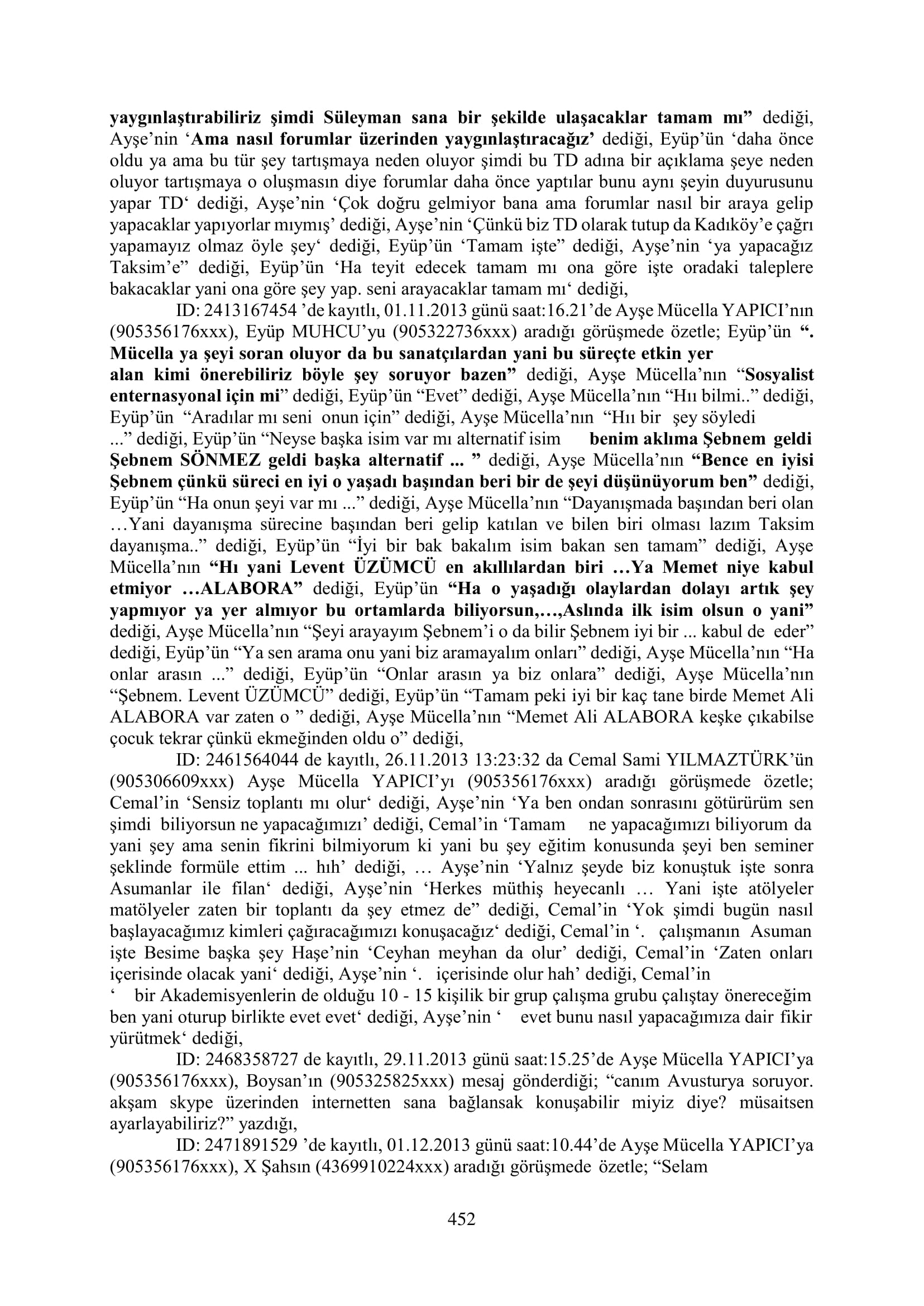 İşte 16 ay sonra hazırlanan Gezi Parkı-Kavala iddianamesinin tam metni