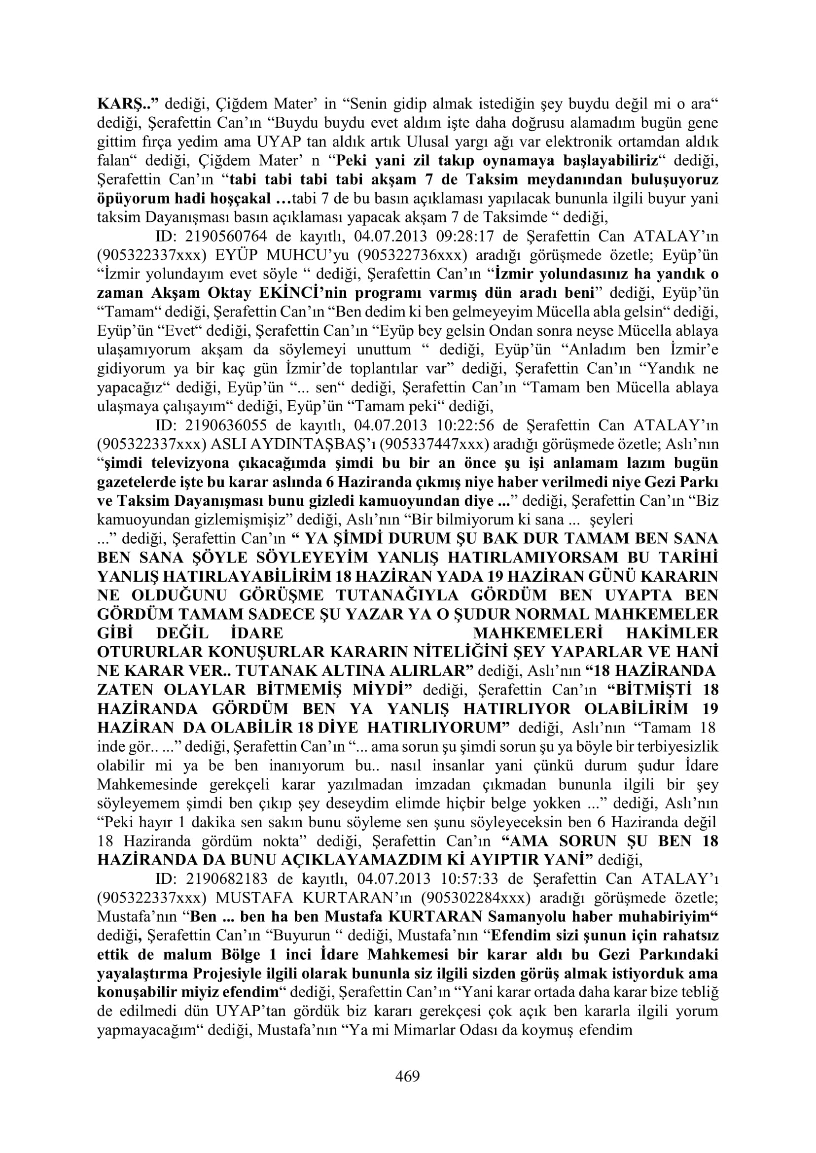 İşte 16 ay sonra hazırlanan Gezi Parkı-Kavala iddianamesinin tam metni