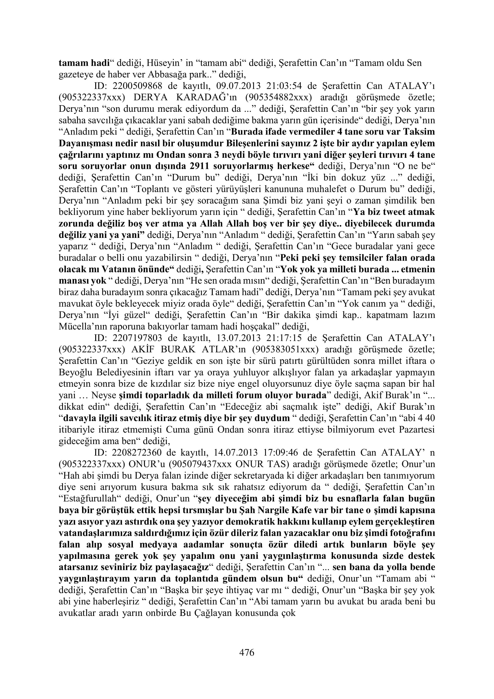 İşte 16 ay sonra hazırlanan Gezi Parkı-Kavala iddianamesinin tam metni