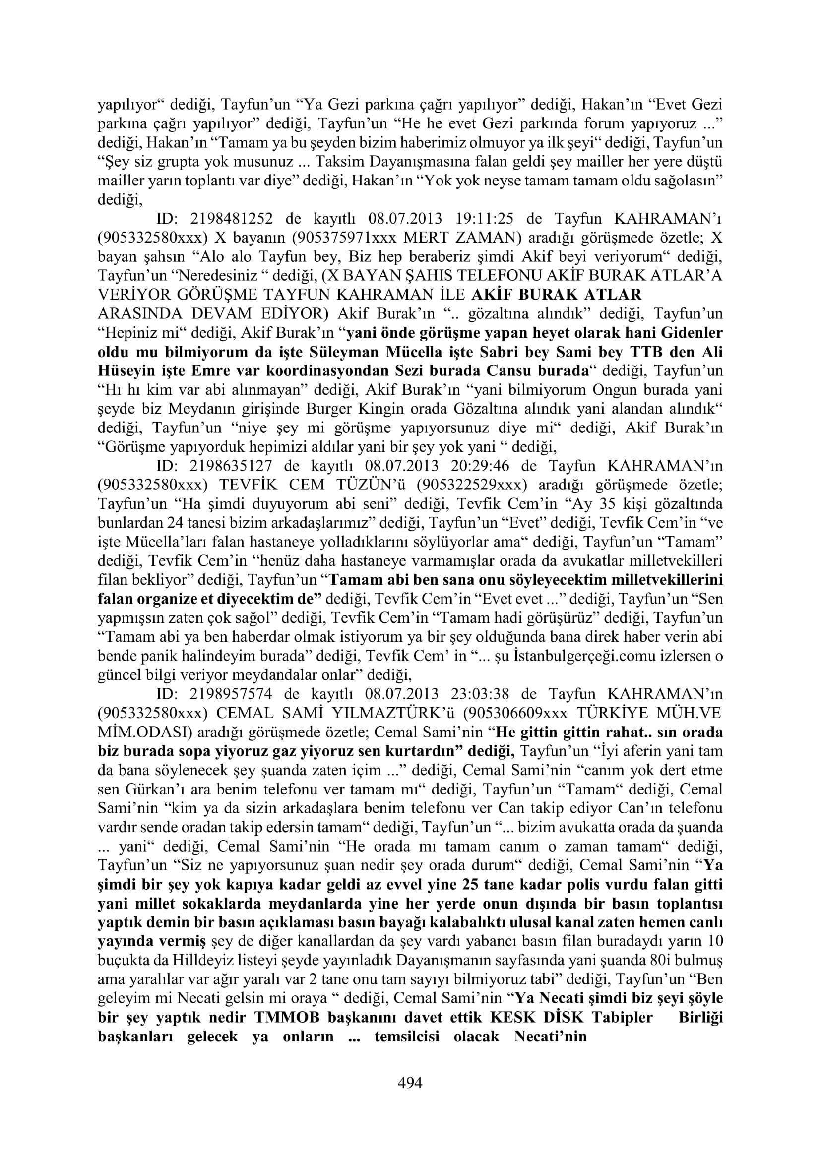 İşte 16 ay sonra hazırlanan Gezi Parkı-Kavala iddianamesinin tam metni
