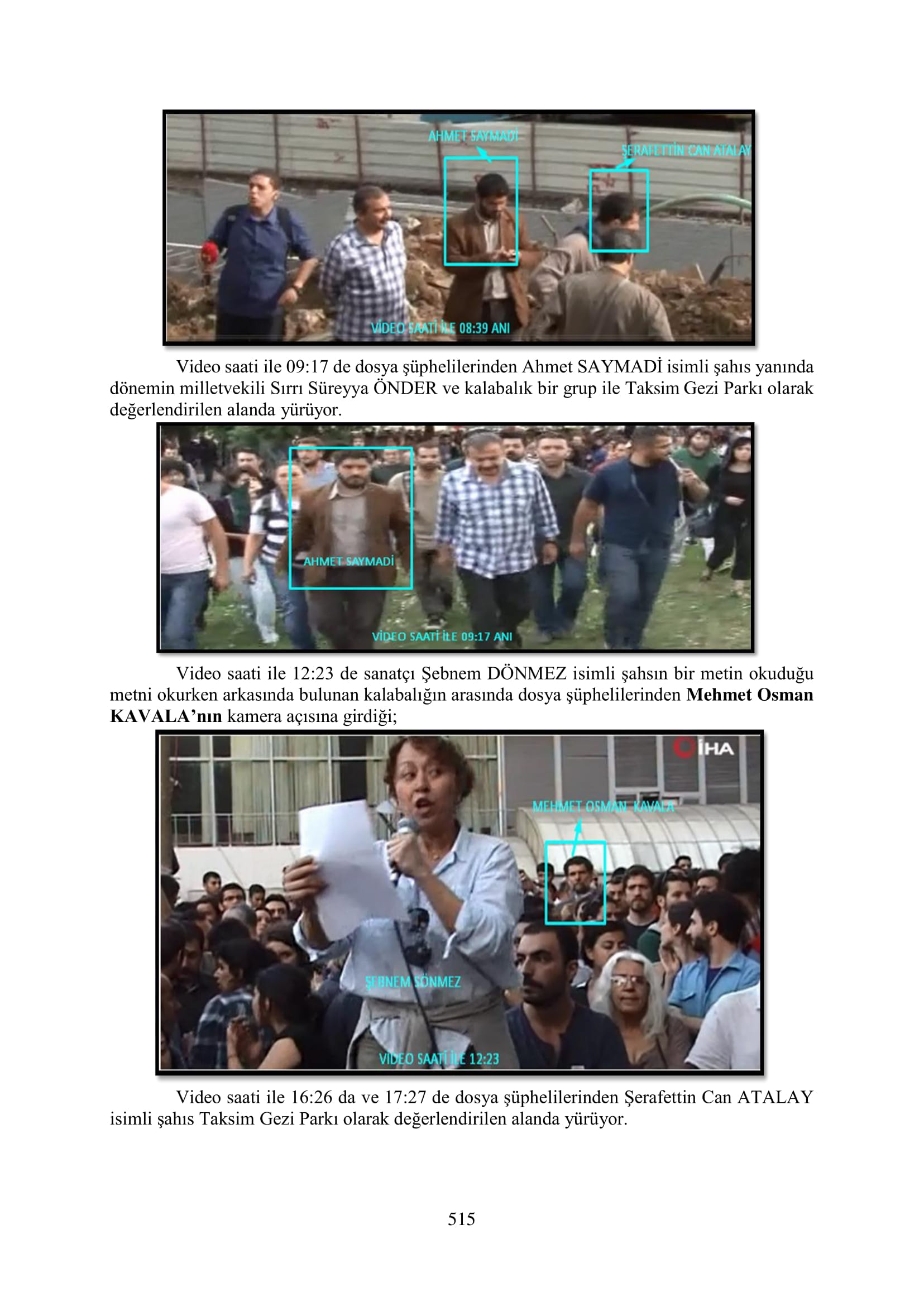 İşte 16 ay sonra hazırlanan Gezi Parkı-Kavala iddianamesinin tam metni