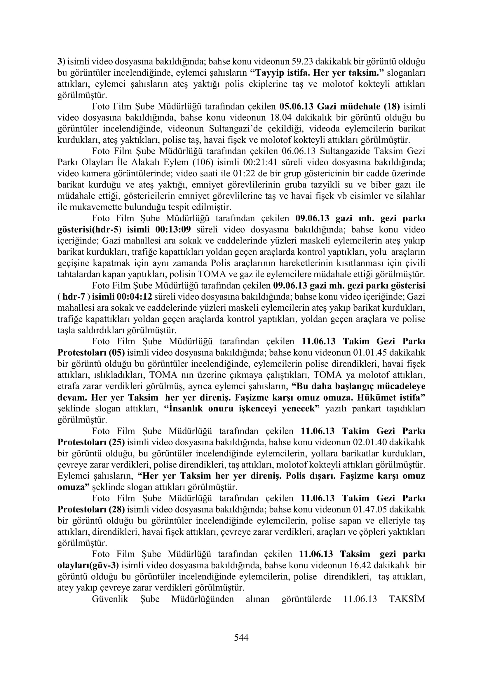 İşte 16 ay sonra hazırlanan Gezi Parkı-Kavala iddianamesinin tam metni