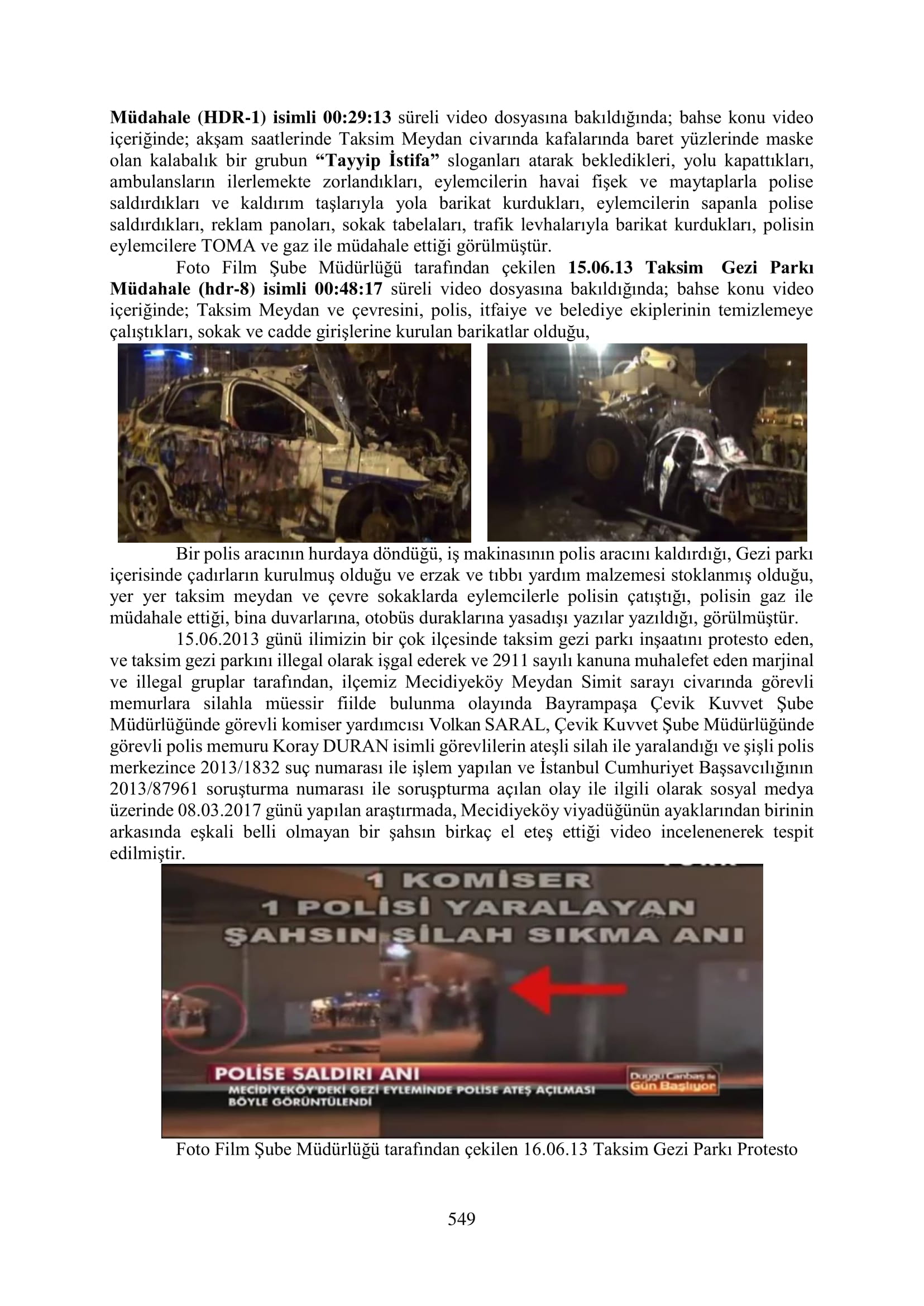 İşte 16 ay sonra hazırlanan Gezi Parkı-Kavala iddianamesinin tam metni