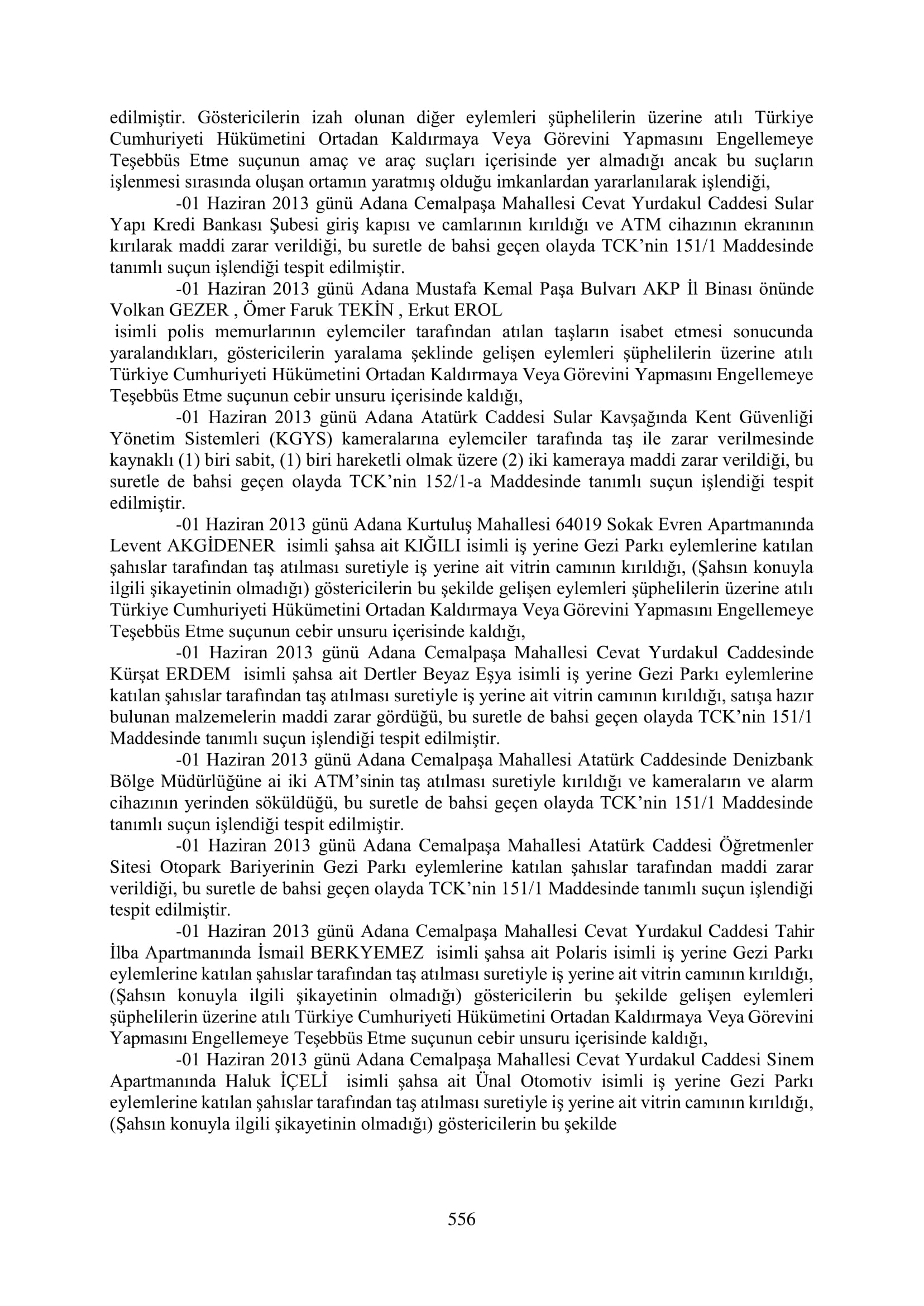 İşte 16 ay sonra hazırlanan Gezi Parkı-Kavala iddianamesinin tam metni
