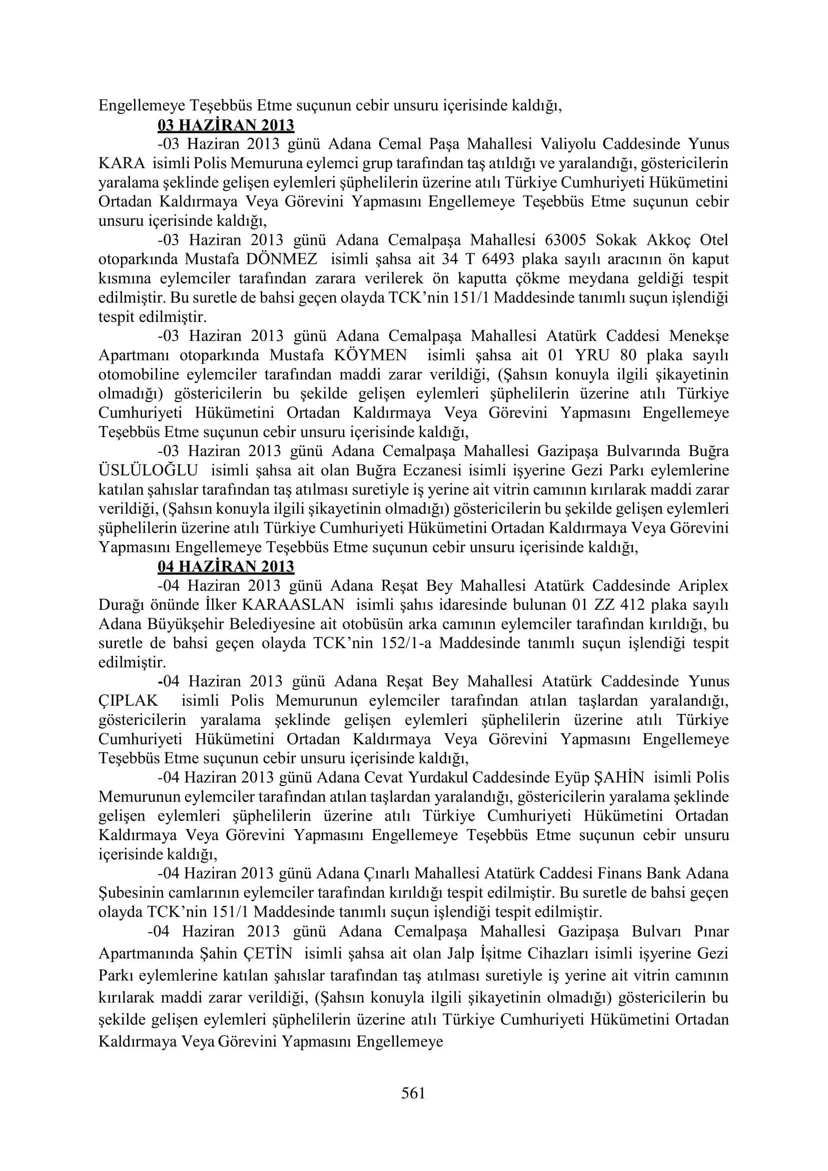 İşte 16 ay sonra hazırlanan Gezi Parkı-Kavala iddianamesinin tam metni
