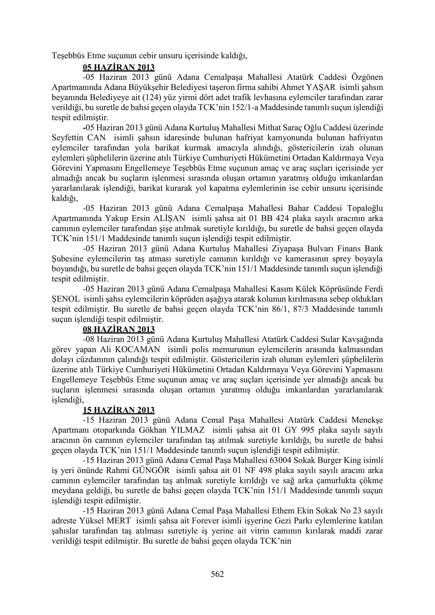 İşte 16 ay sonra hazırlanan Gezi Parkı-Kavala iddianamesinin tam metni