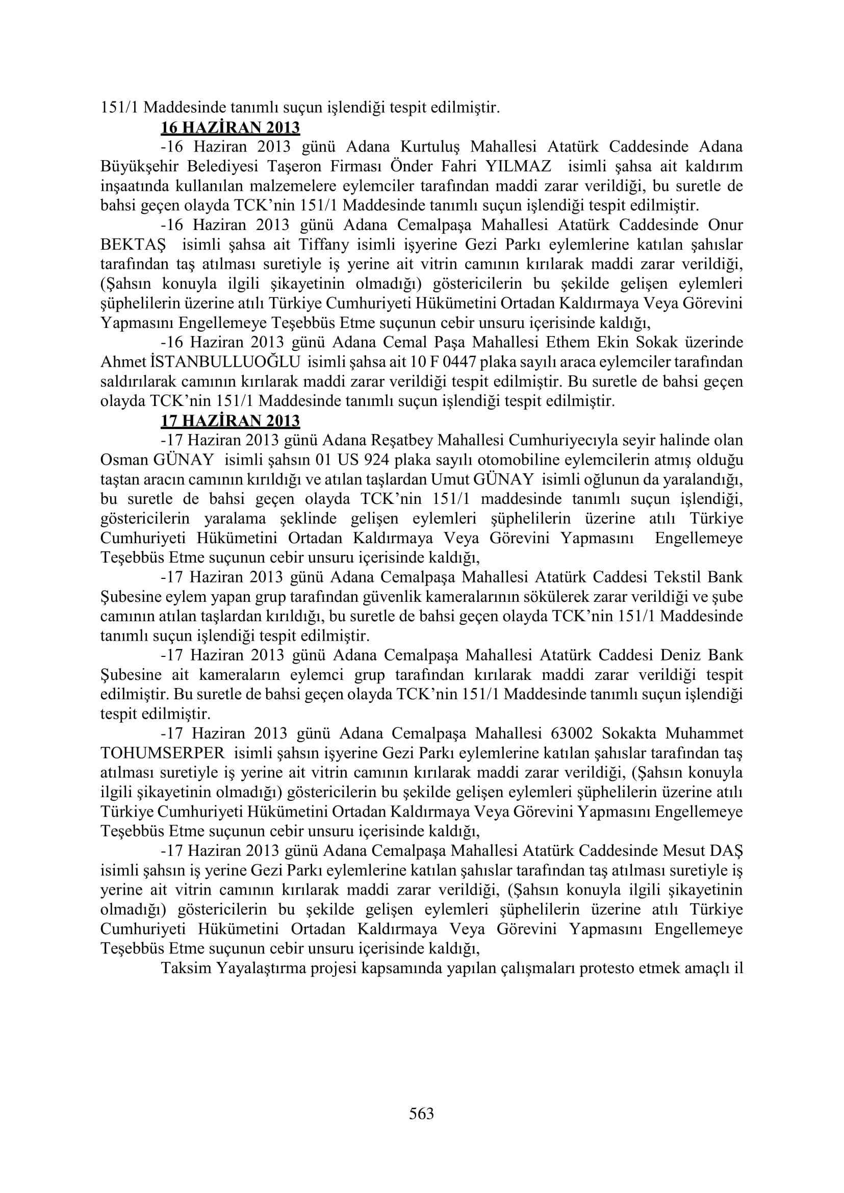 İşte 16 ay sonra hazırlanan Gezi Parkı-Kavala iddianamesinin tam metni
