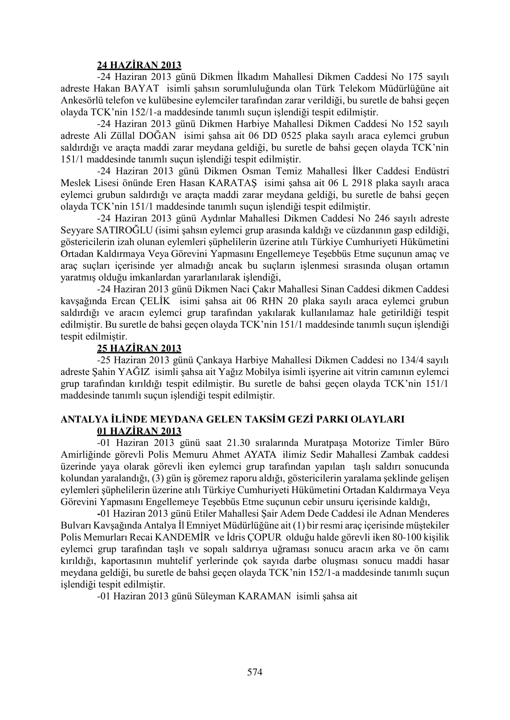 İşte 16 ay sonra hazırlanan Gezi Parkı-Kavala iddianamesinin tam metni