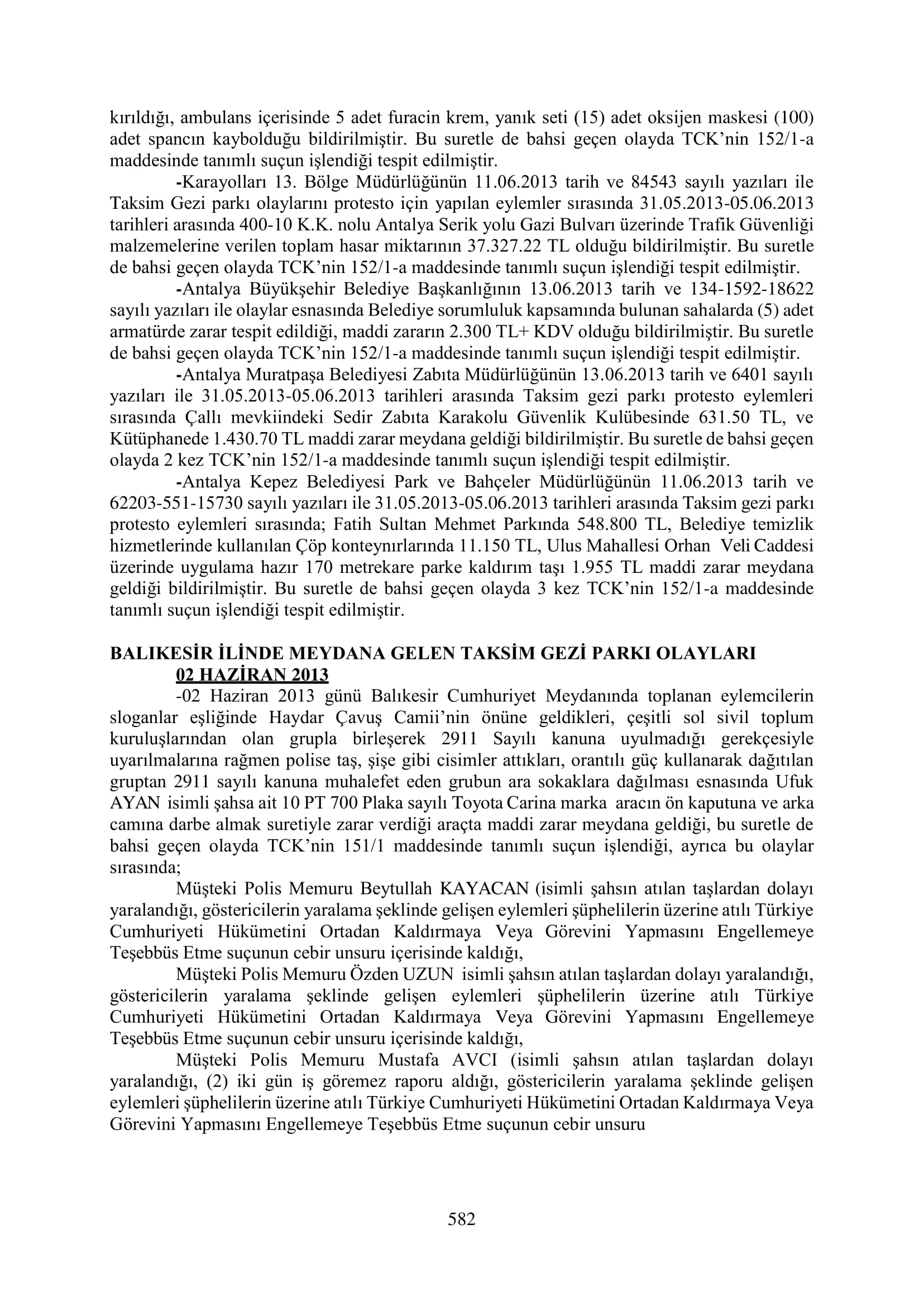 İşte 16 ay sonra hazırlanan Gezi Parkı-Kavala iddianamesinin tam metni