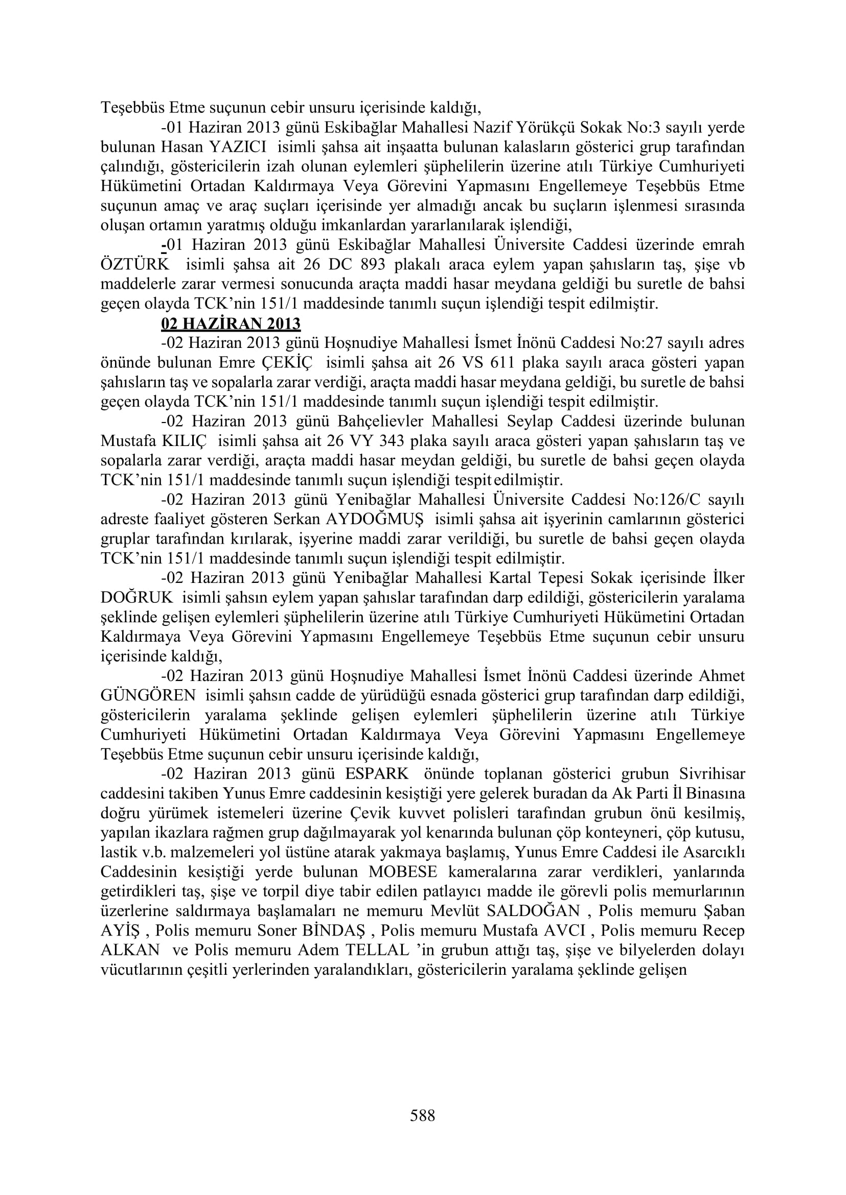 İşte 16 ay sonra hazırlanan Gezi Parkı-Kavala iddianamesinin tam metni