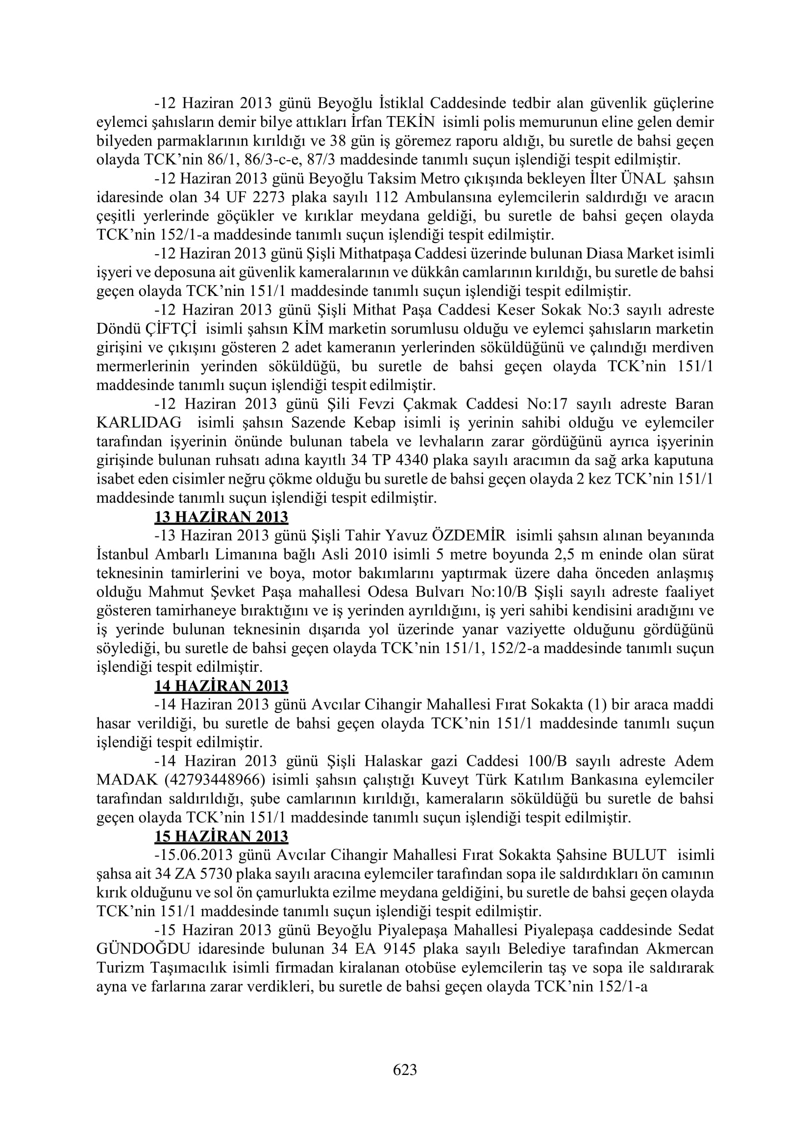 İşte 16 ay sonra hazırlanan Gezi Parkı-Kavala iddianamesinin tam metni
