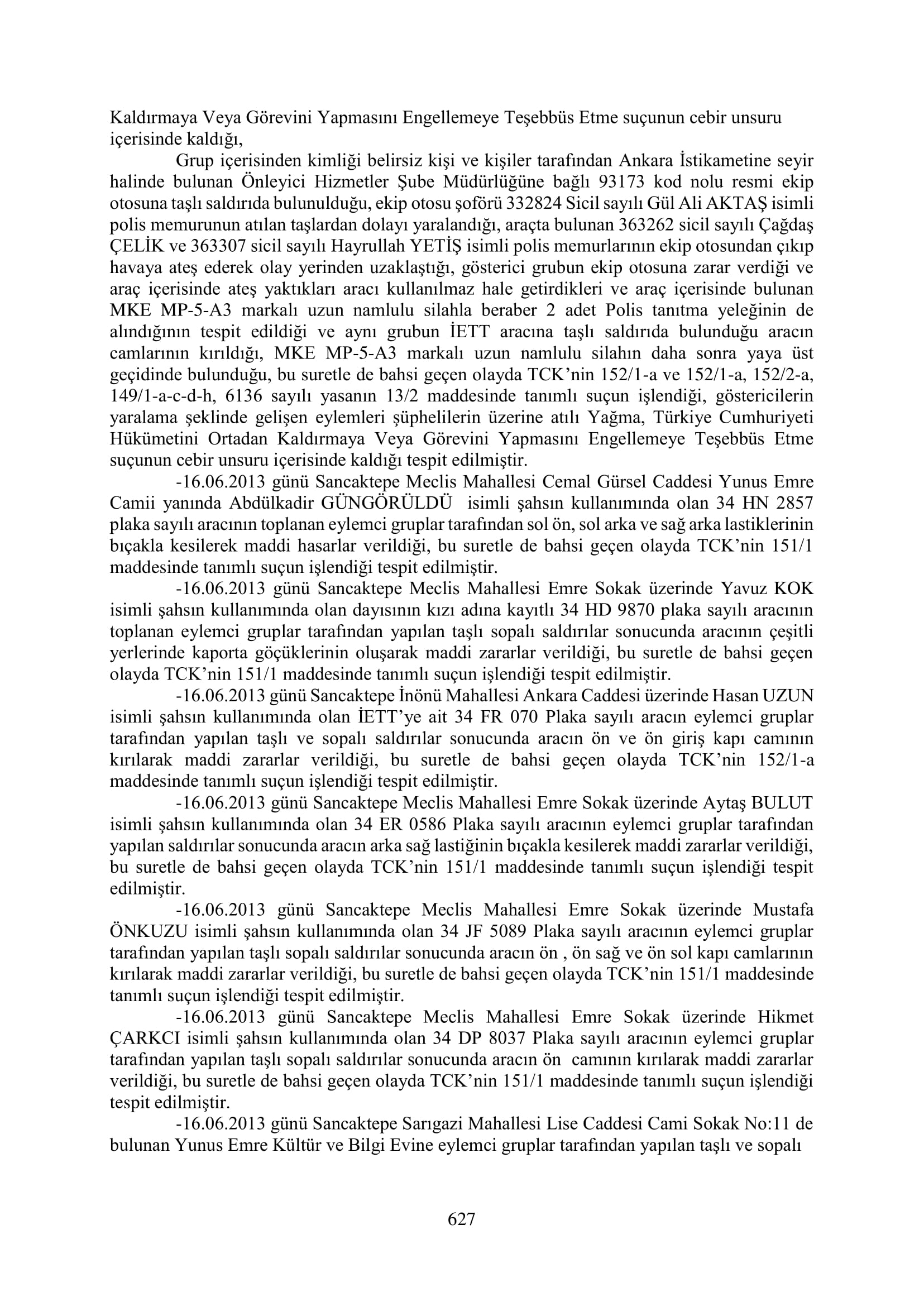 İşte 16 ay sonra hazırlanan Gezi Parkı-Kavala iddianamesinin tam metni