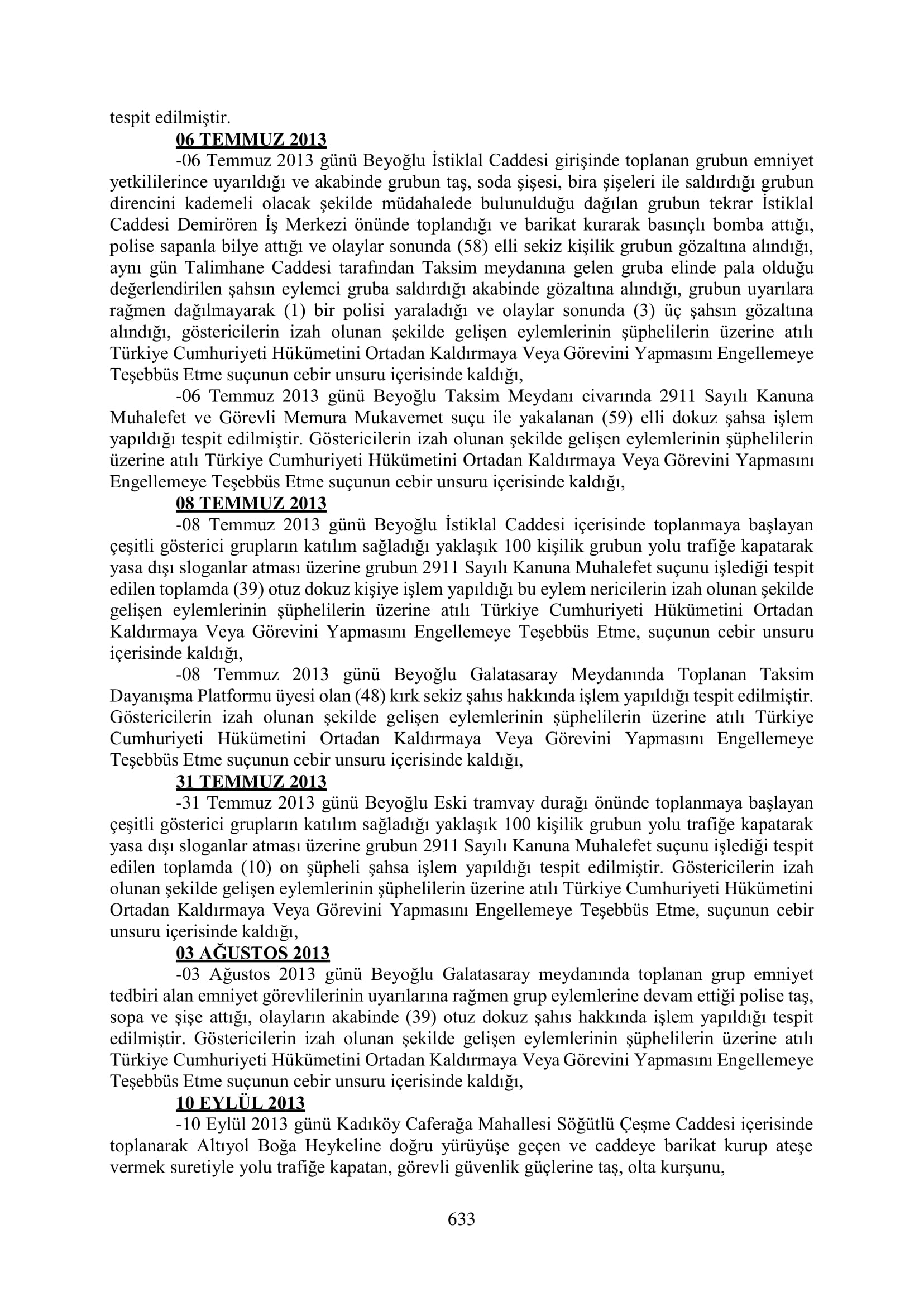 İşte 16 ay sonra hazırlanan Gezi Parkı-Kavala iddianamesinin tam metni