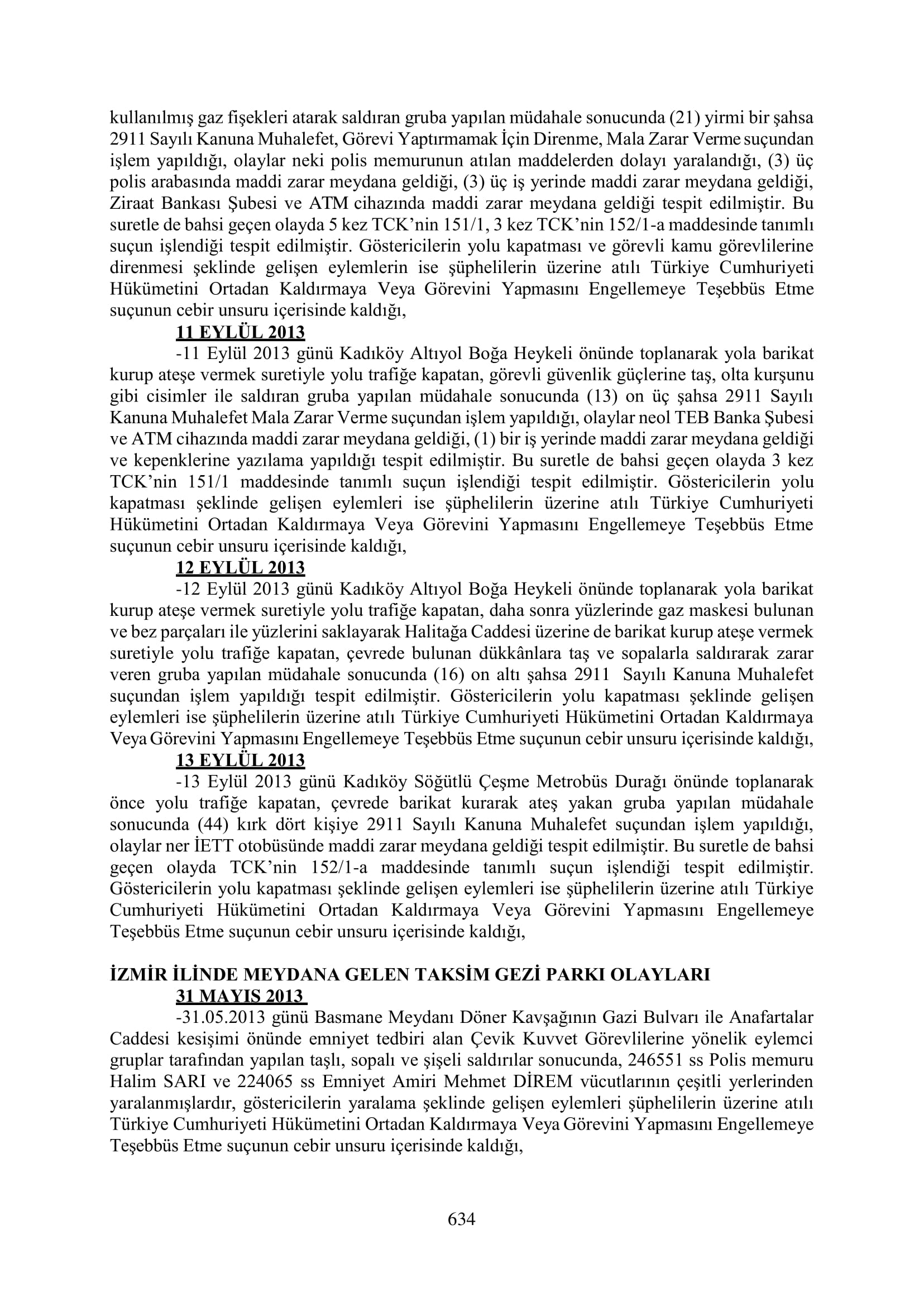 İşte 16 ay sonra hazırlanan Gezi Parkı-Kavala iddianamesinin tam metni