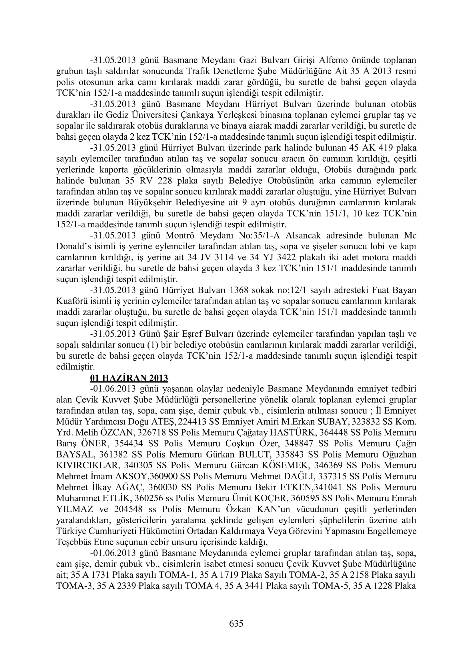 İşte 16 ay sonra hazırlanan Gezi Parkı-Kavala iddianamesinin tam metni