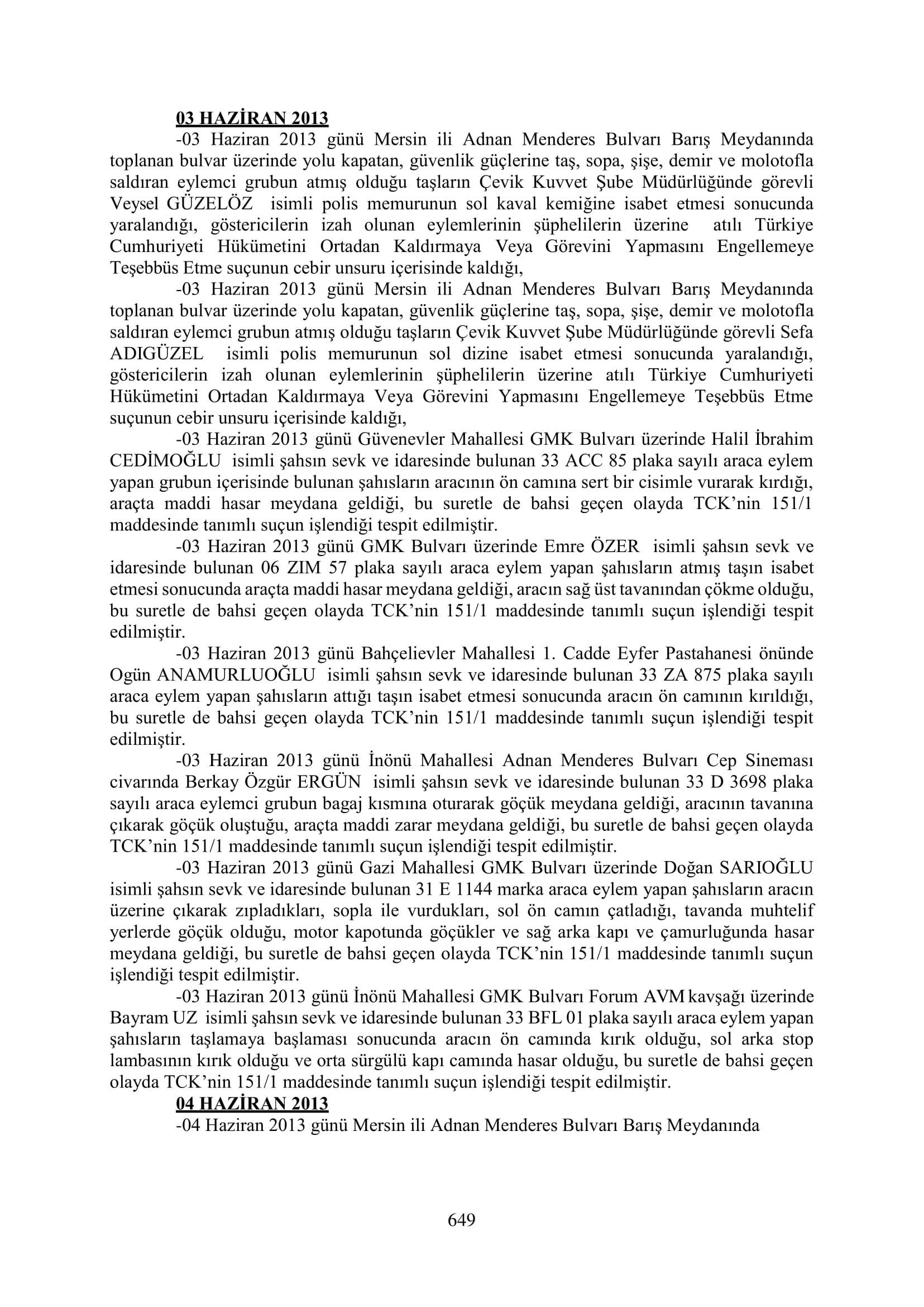 İşte 16 ay sonra hazırlanan Gezi Parkı-Kavala iddianamesinin tam metni