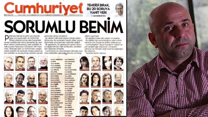 Soylu'nun 'terör manşetleri' suçlamasını '2. cumhuriyetçilerin dönemi' diyerek destekleyen Cumhuriyet Genel Yayın Yönetmeni Küçükkaya, o manşetlere 'Sorumlu Benim' diye imza atmıştı!