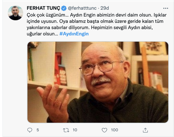 Aydın Engin’in ardından: Mücadeleciliği ve hep dik duruşuyla hatırlayacağız...