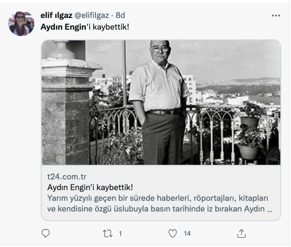 Aydın Engin’in ardından: Mücadeleciliği ve hep dik duruşuyla hatırlayacağız...