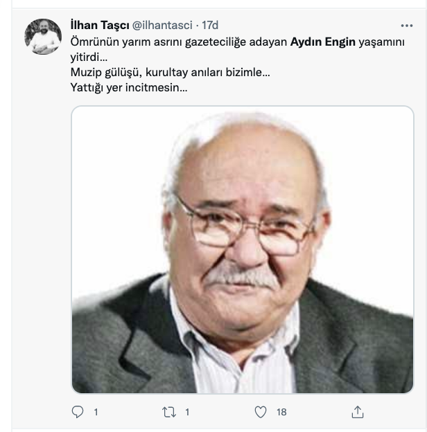 Aydın Engin’in ardından: Mücadeleciliği ve hep dik duruşuyla hatırlayacağız...