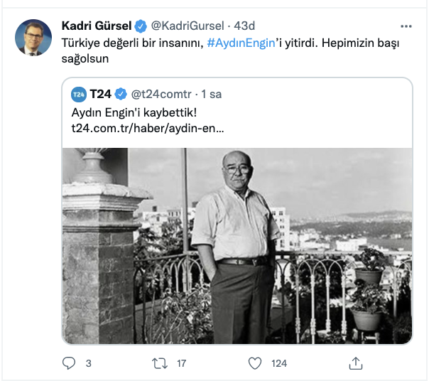 Aydın Engin’in ardından: Mücadeleciliği ve hep dik duruşuyla hatırlayacağız...