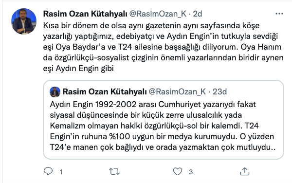 Aydın Engin’in ardından: Mücadeleciliği ve hep dik duruşuyla hatırlayacağız...