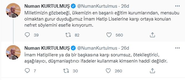 Gülşen'e imam hatip tepkisi: Nefret suçu ve insanlık ayıbı