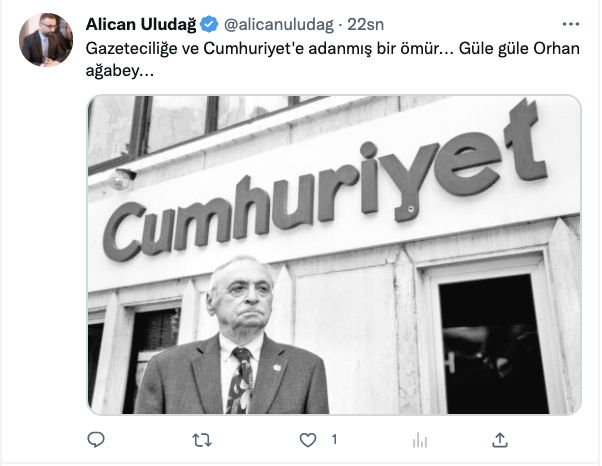 Orhan Erinç’in ardından: “Duruşunu, iyiliğini ve nezaketini unutmayacağız”
