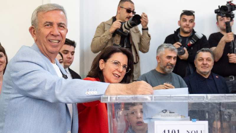 Ankara Büyükşehir Belediye Başkanı Mansur Yavaş’ın oy kullandığı sandıktan Mansur Yavaş 1'inci çıktı.