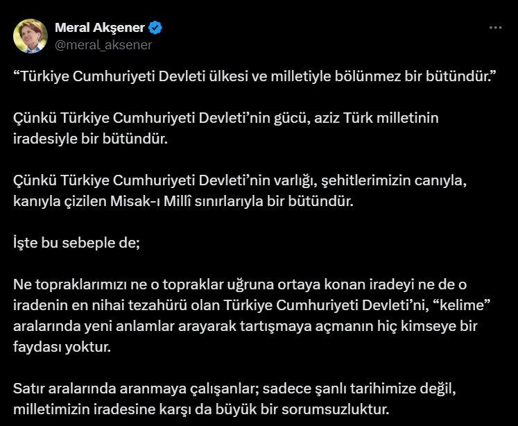 Meclis Başkanı Numan Kurtulmuş'un Anayasa çağrısına çok sayıda tepki geldi