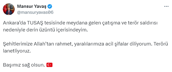 Ankara Büyükşehir Belediye Başkanı Mansur Yavaş