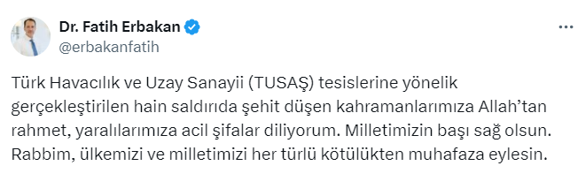 Yeniden Refah Partisi Genel Başkanı Fatih Erbakan
