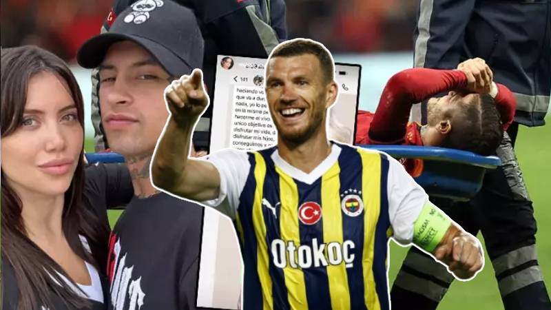 Wanda Nara'nın yeni sevgilisi L-Gante'den Dzeko paylaşımı