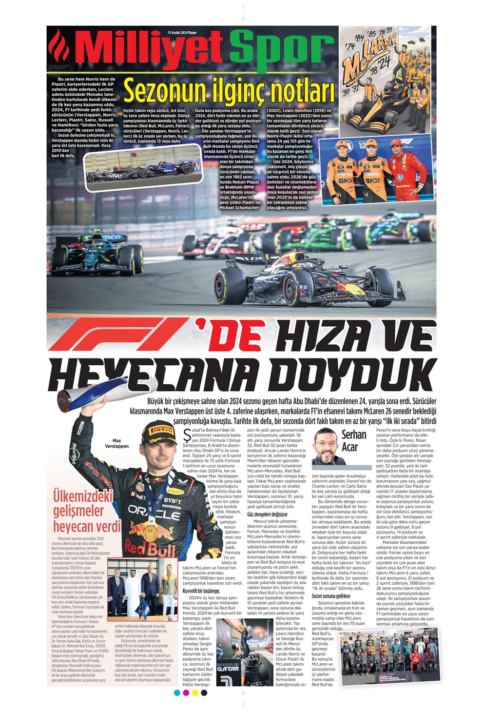 Günün spor manşetleri