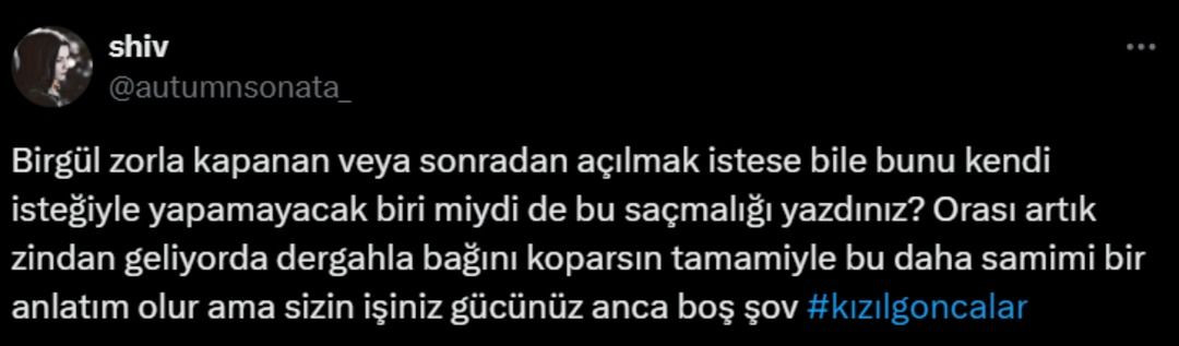 İşte sosyal medyadaki Kızıl Goncalar tepkilerinden bazıları...